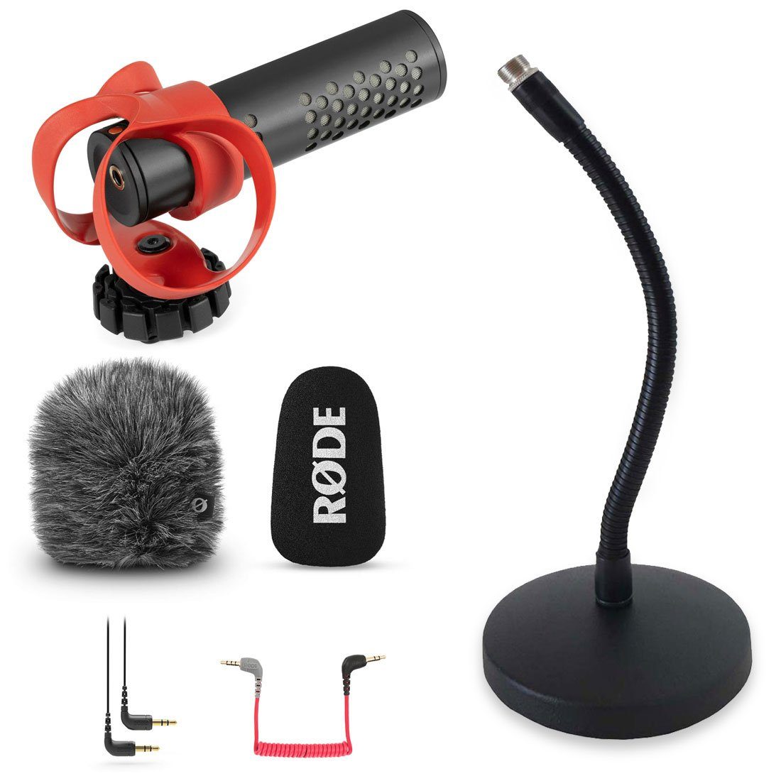 Mikrofon Rode Videomicro II Mikrofon mit Stativ