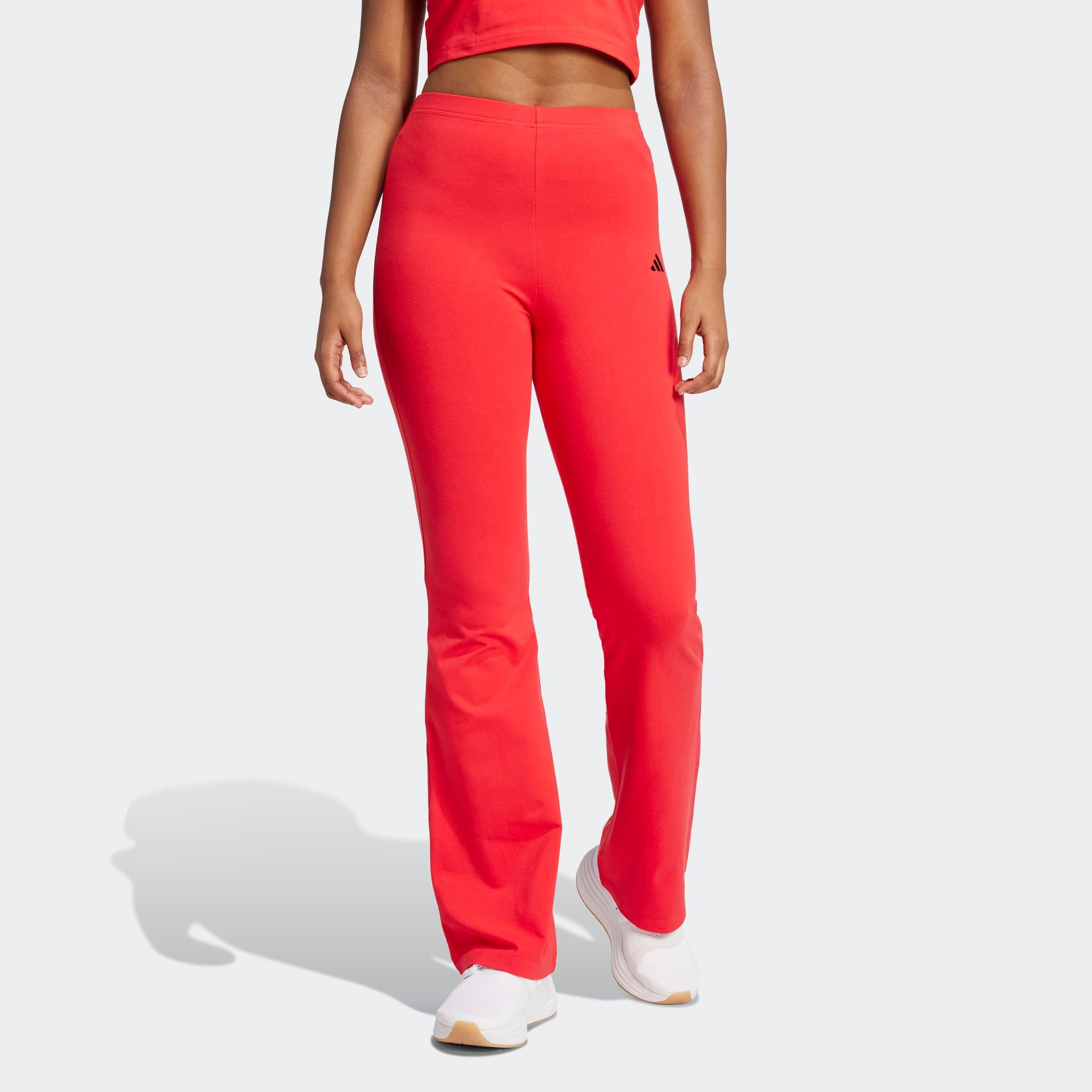 adidas Sportswear Leggings W SL SJ FLARLEG (1-tlg) Hoher Bund, ausgestellte günstig online kaufen