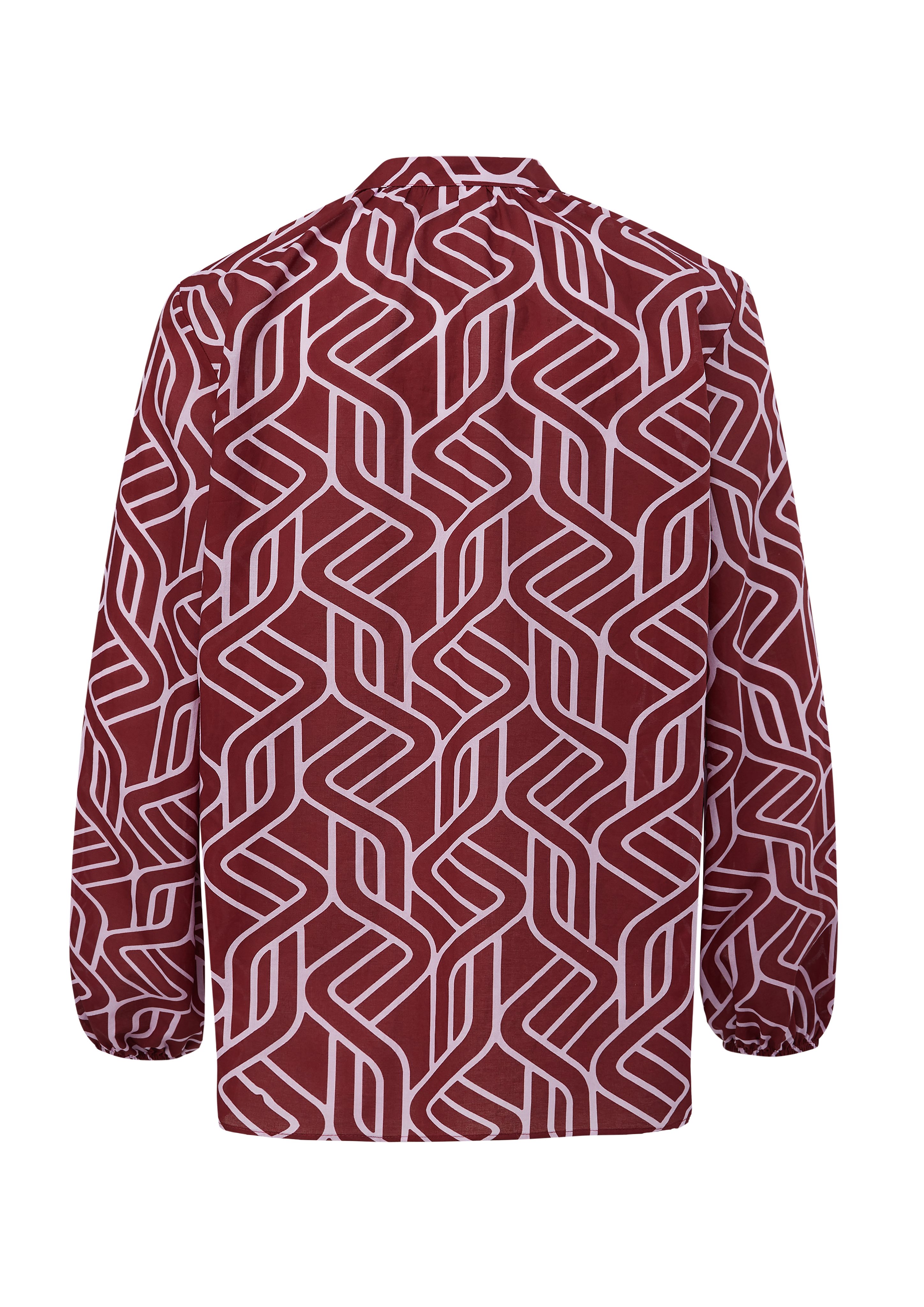 s.Oliver BLACK LABEL Langarmbluse mit Allover-Print günstig online kaufen
