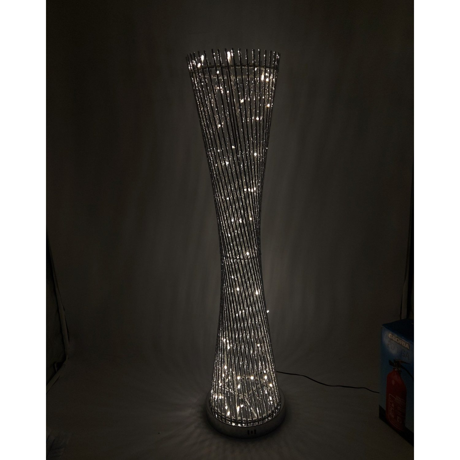 formano Stehlampe Draht, LED, LED Lichterkette, Weiß, Gedreht, H: 100cm