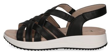 Caprice Sandale, Sommerschuh, Sandalette, Klettschuh, mit praktischem Klettverschluss