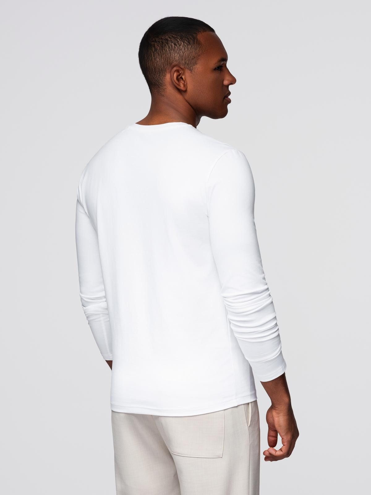 OMBRE Longsleeve Herren V-Ausschnitt SLIM FIT Longsleeve