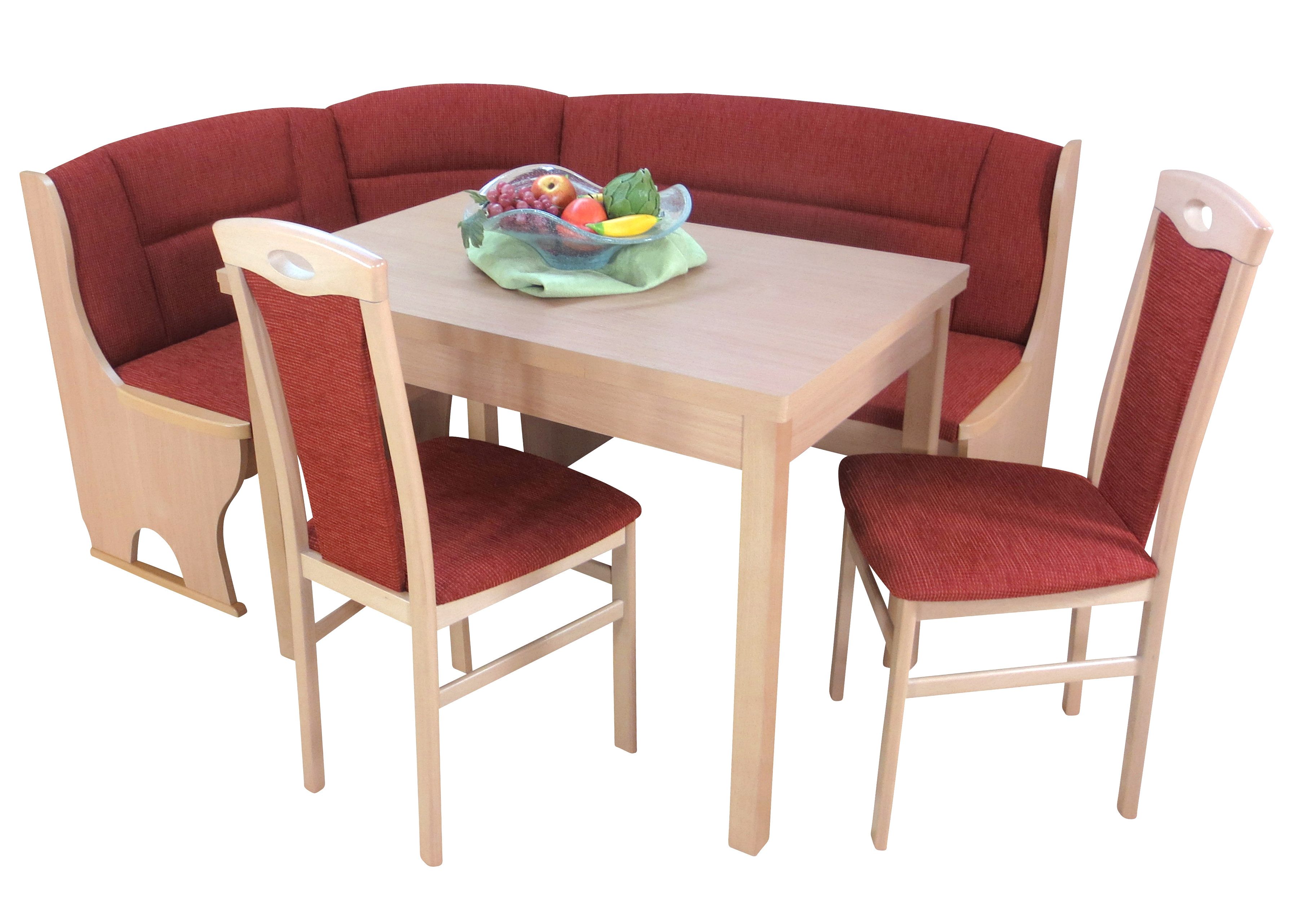 moebel-direkt-online Eckbankgruppe 4tlg. Eckbankgruppe, Stellfläche 125x165 günstig online kaufen