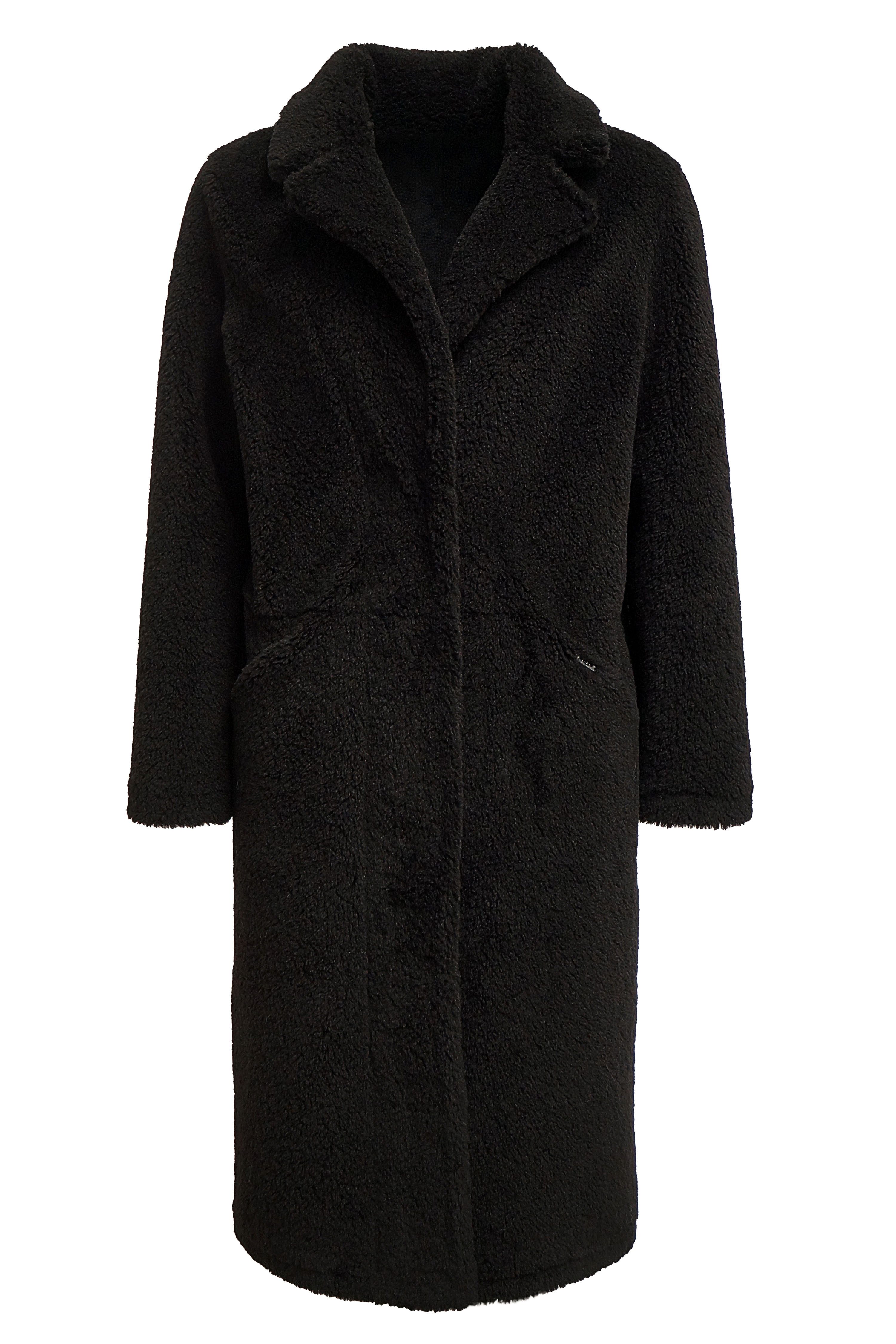 FUNK since 1776 Fellimitatmantel Teddyfellmantel mit Reverskragen günstig online kaufen