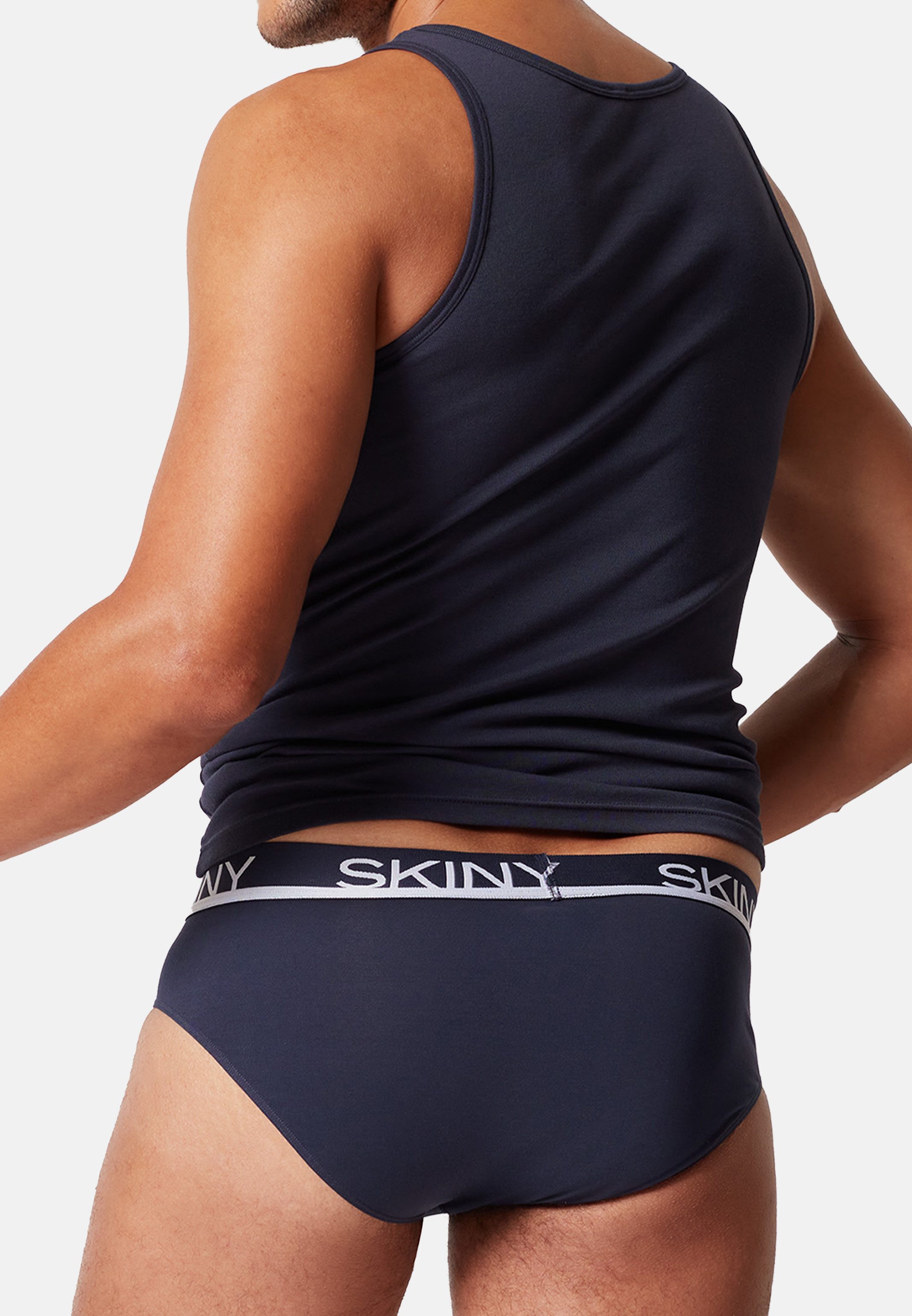 Skiny Slip 6er Pack Cotton (Spar-Set, 6-St) Slip / Unterhose - Baumwolle - ohne Eingriff