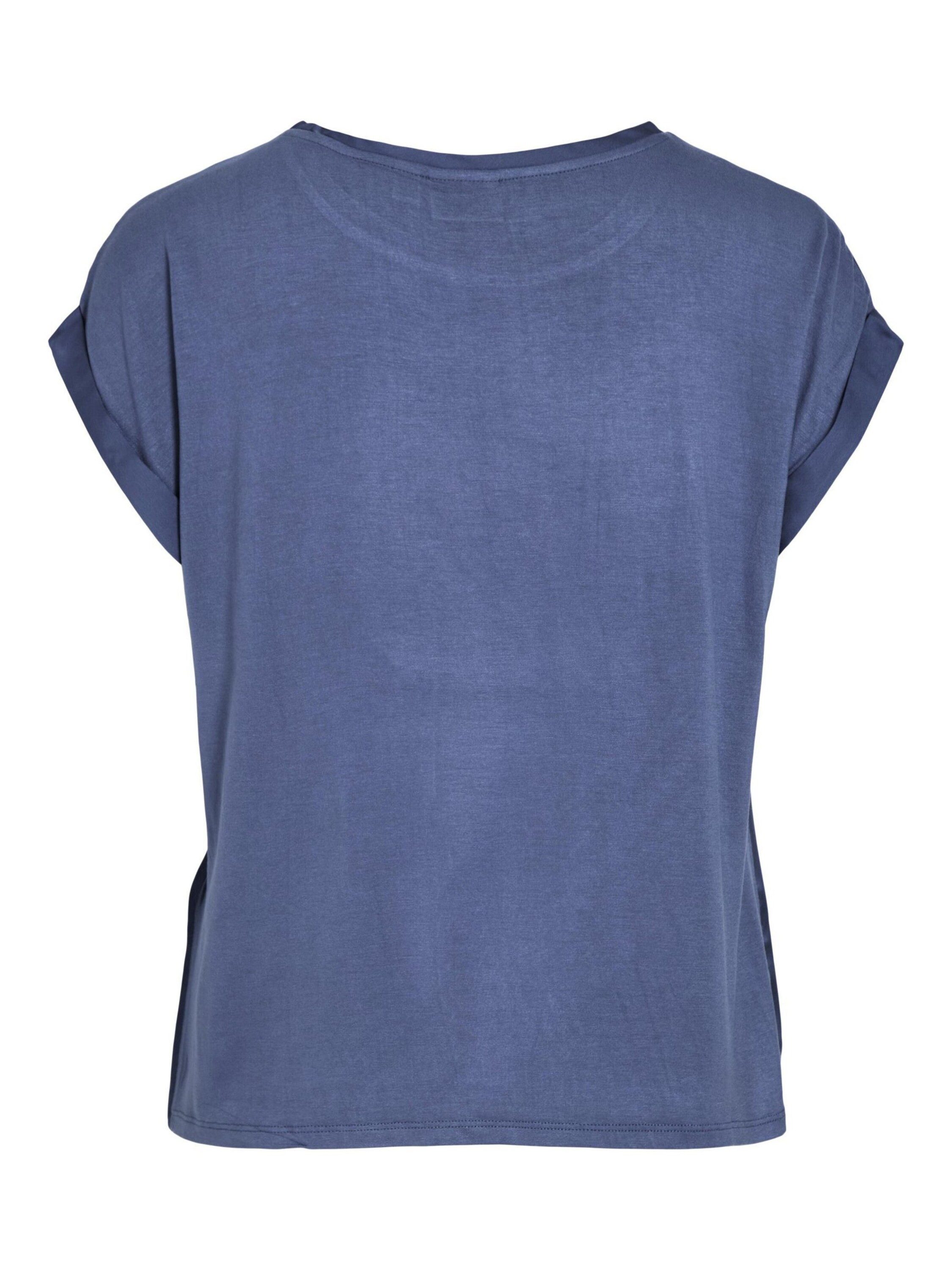 Vila T-Shirt Satin Blusen Kurzarm Basic günstig online kaufen