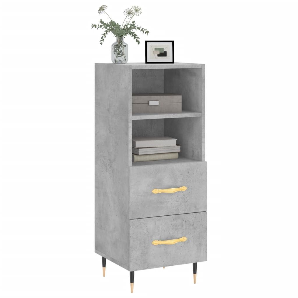 vidaXL Sideboard Sideboard Betongrau 34,5x34x90 cm günstig online kaufen
