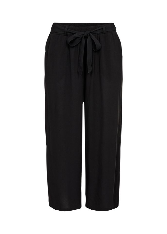 Culotte - Hübsche 3/4 Hose mit Bindegürtel