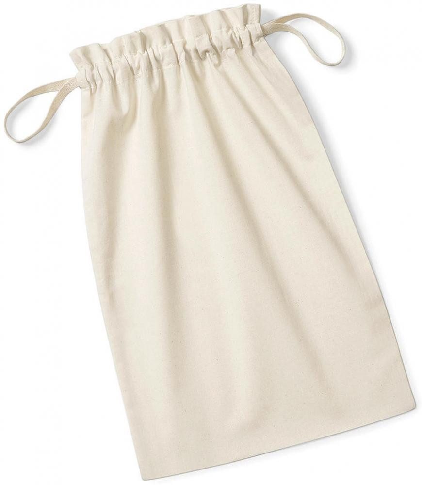 Westford Mill Umhängetasche Organic Cotton Drawcord Bag 10x15 (XS), 30x47 (L)
