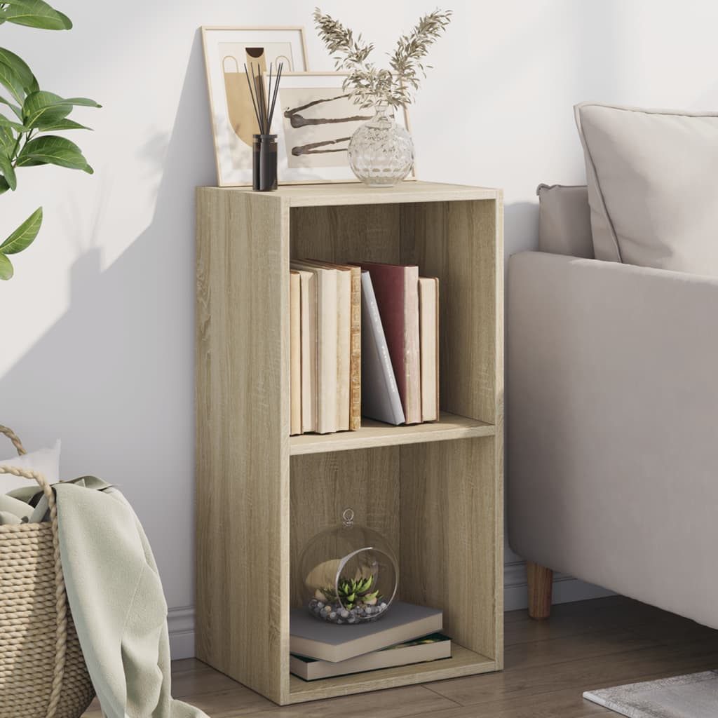 vidaXL Regal Bücherregal 2 Fächer Sonoma günstig online kaufen