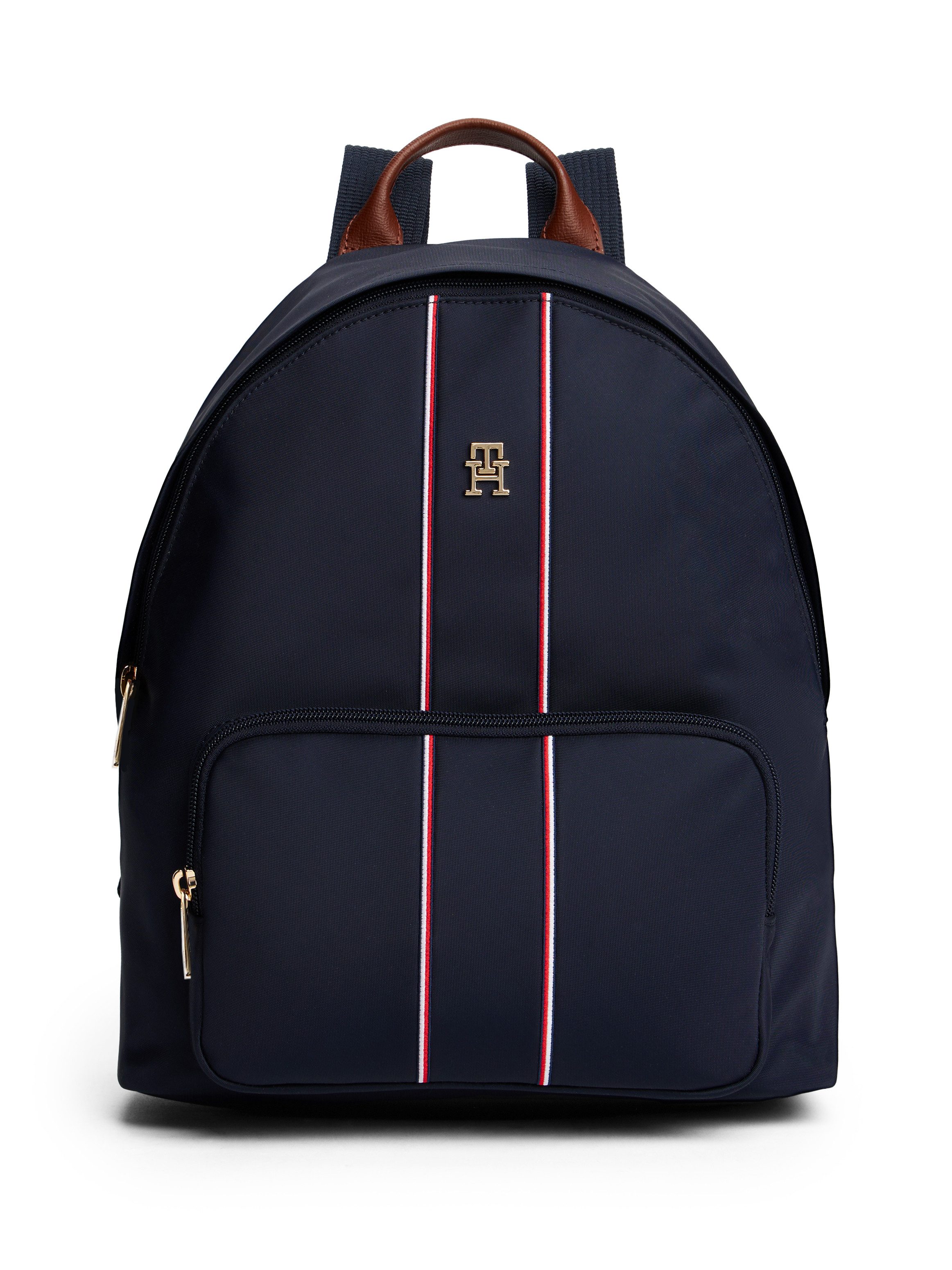 Tommy Hilfiger Rucksack POPETTE DOME BACKPACK CORP, Unisex Cityrucksack, Businessrucksack mit verstellbaren Tragegurten