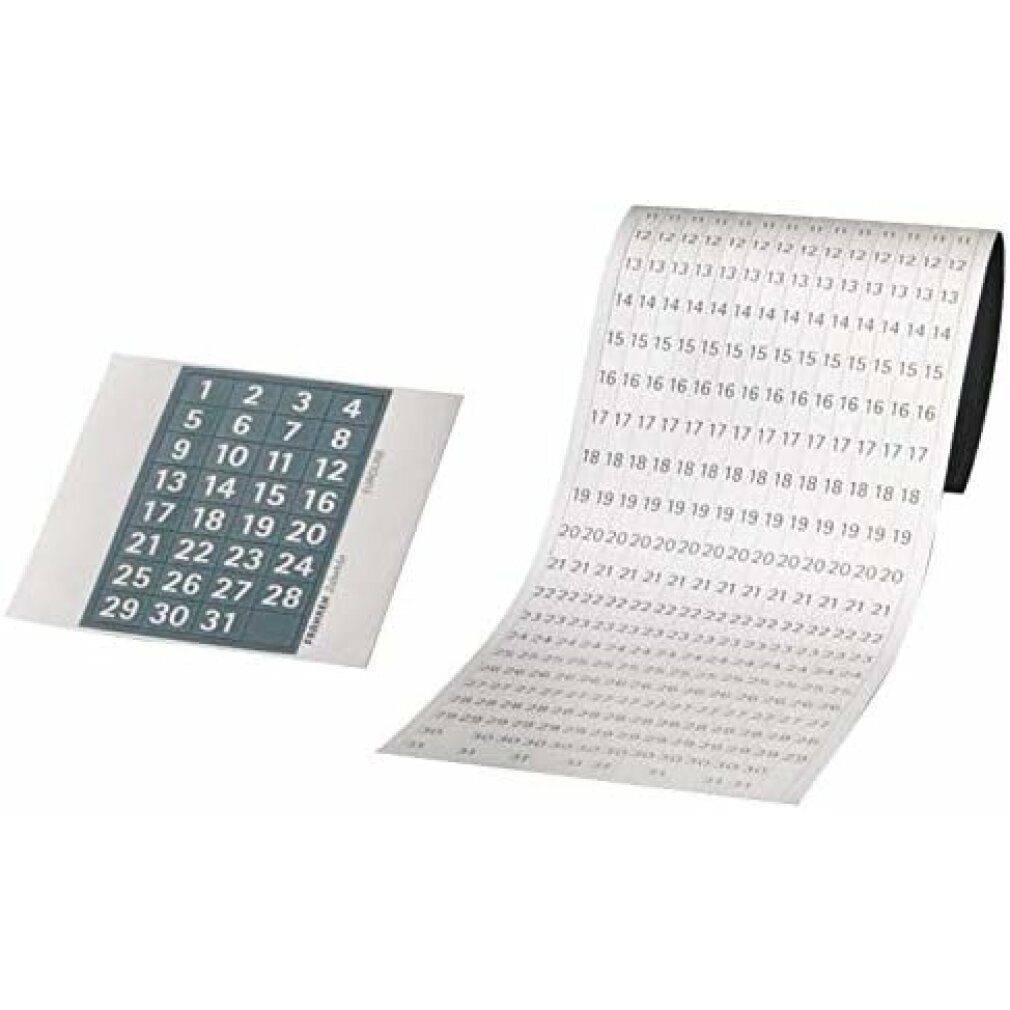FRANKEN Tafel EuroLine 5000 Magnetbänder weiß 12,7 x 42,0 cm