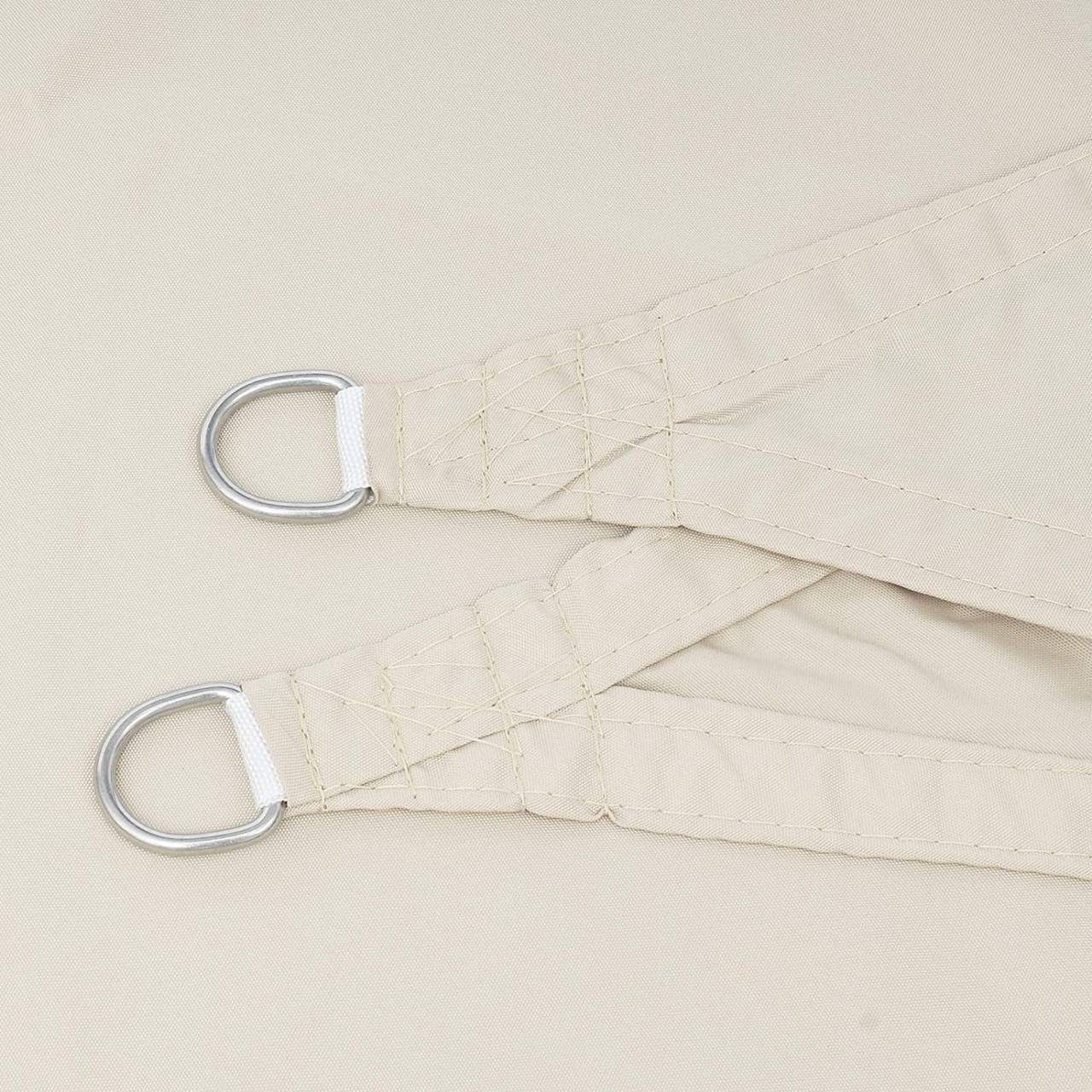 Woltu Sonnensegel, Sonnensegel Polyester Windschutz creme