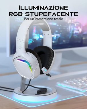 Black Shark Gaming-Headset (24 Monate Garantie, Gaming-Headset, offene akustische Gaming-Kopfhörer PC, PS4, PS5, Xbox)