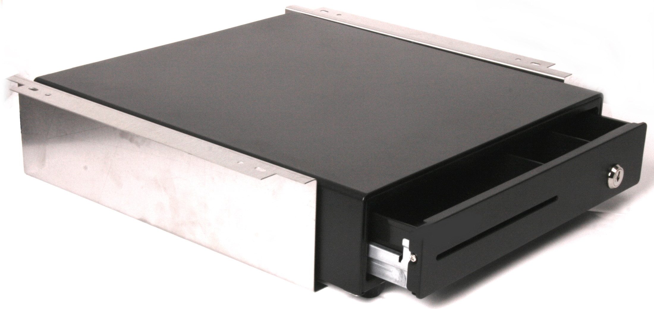 BlitzKasse Geldkassette Kassenlade iQCash330SL-Un RJ-11 SLIM LINE mit Untertischhalterung