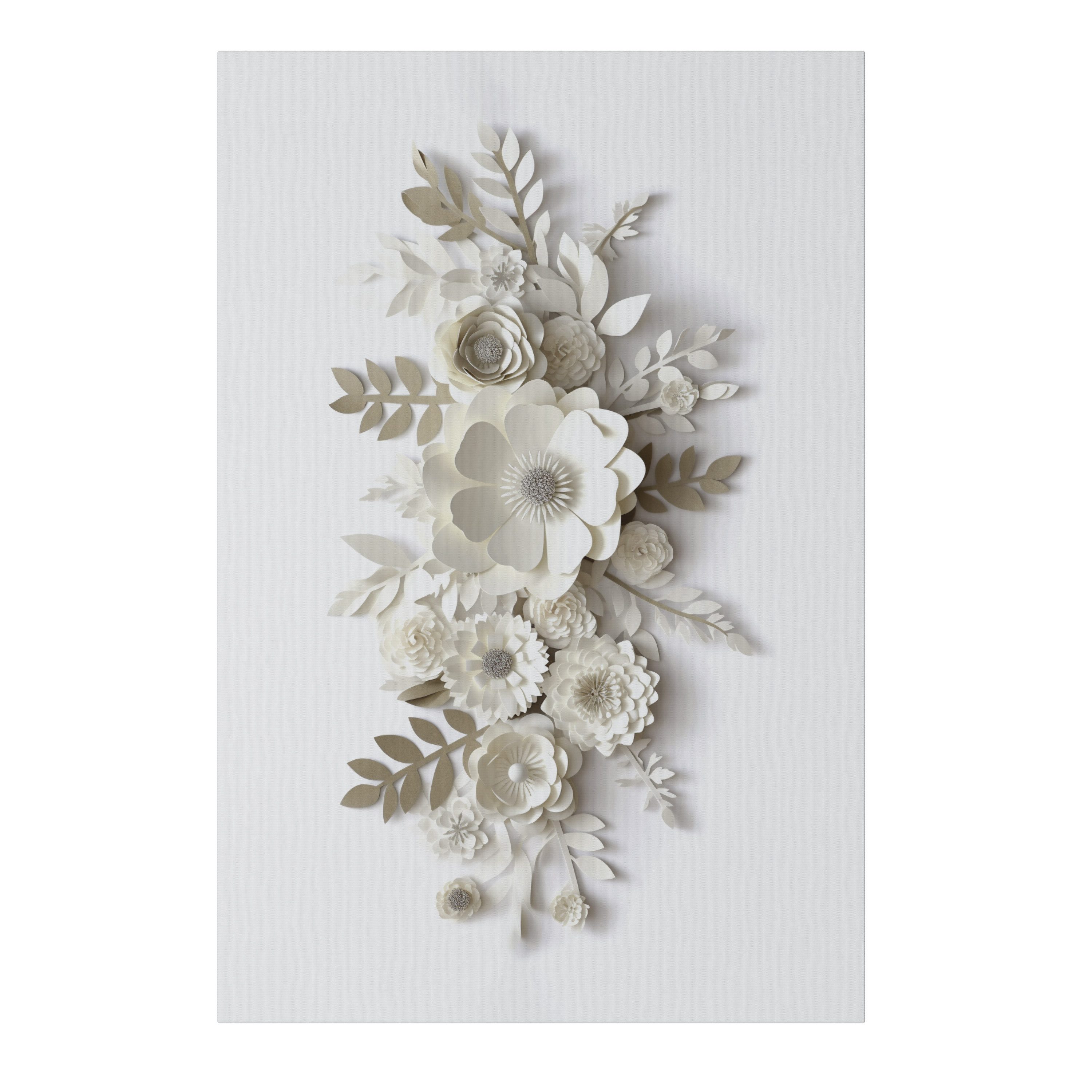 SPACEREBELS Leinwandbild BLUSHING BOUQUET, Blumen & Pflanzen (1 St), 3 cm Keilrahmen, Baumwollleinwand