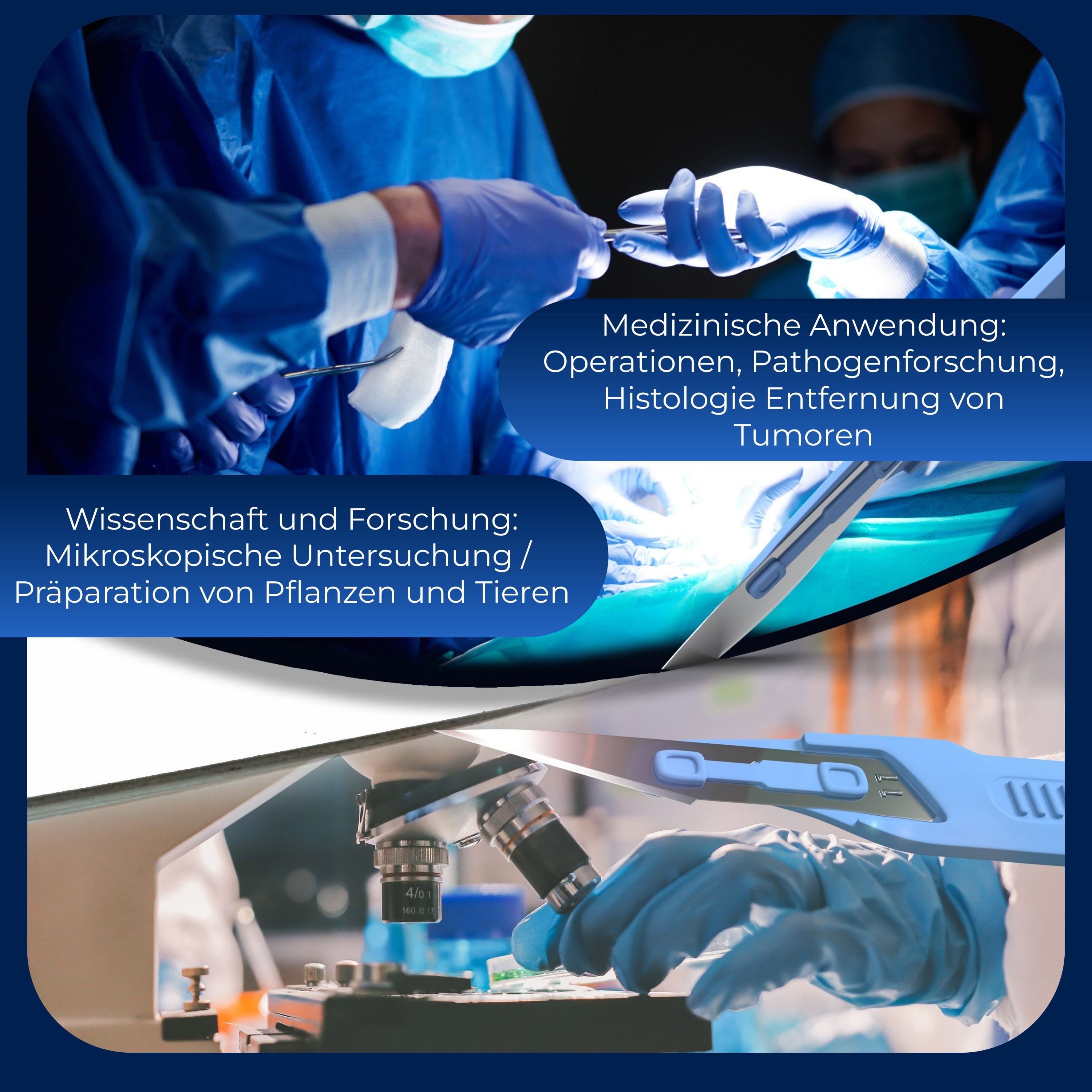 Horn Medical Bastelmesserklinge Horn Medical Einweg-Skalpell-Set Typ II - 1 günstig online kaufen