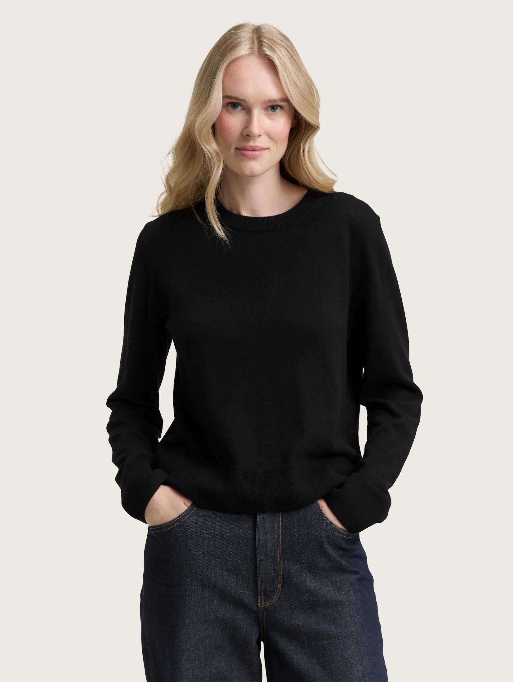 TOM TAILOR Strickpullover Strickpullover mit Kaschmir-Anteil günstig online kaufen