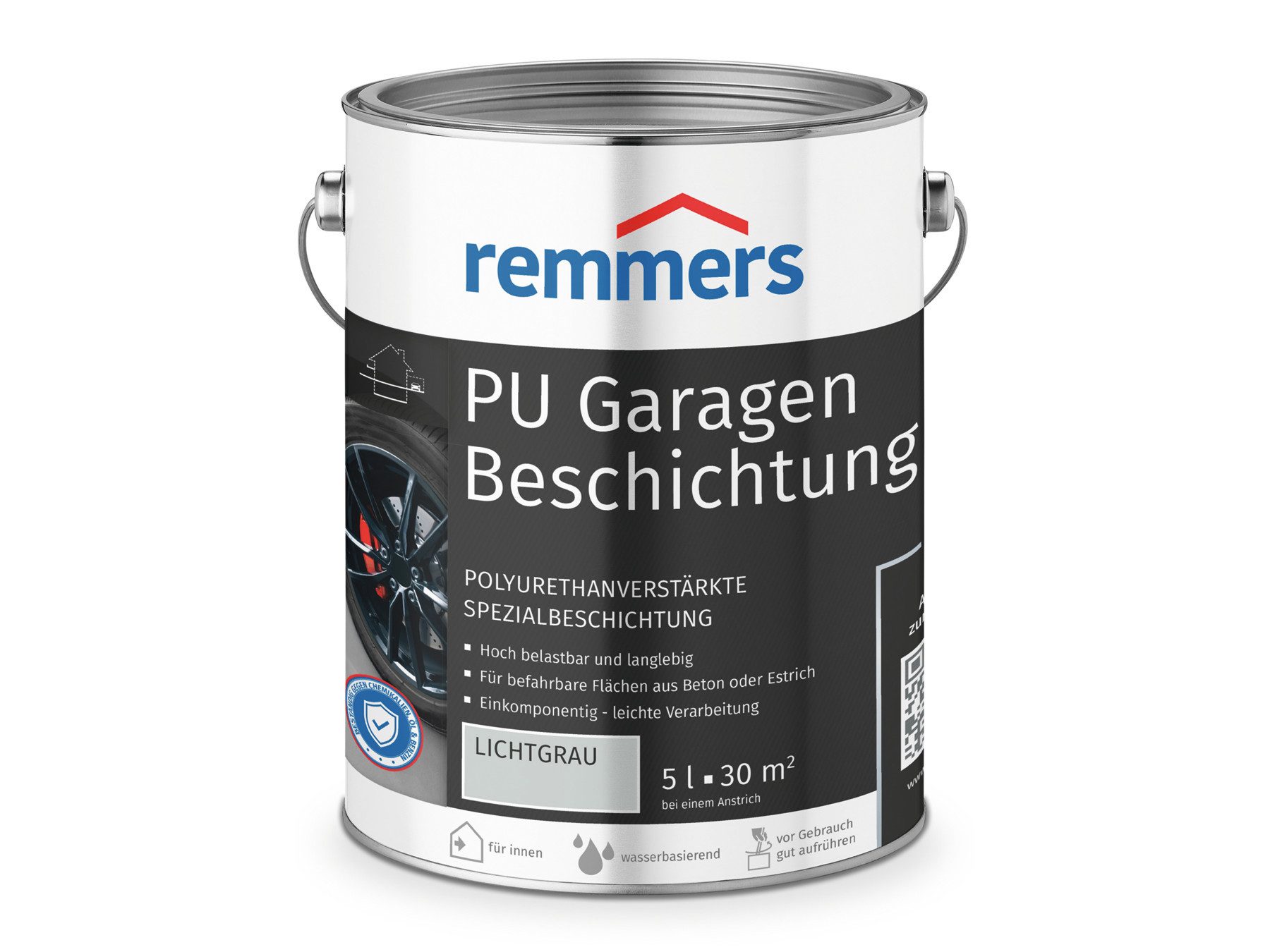 Remmers Bodenversiegelung PU Garagenbeschichtung anthrazit 5 Liter