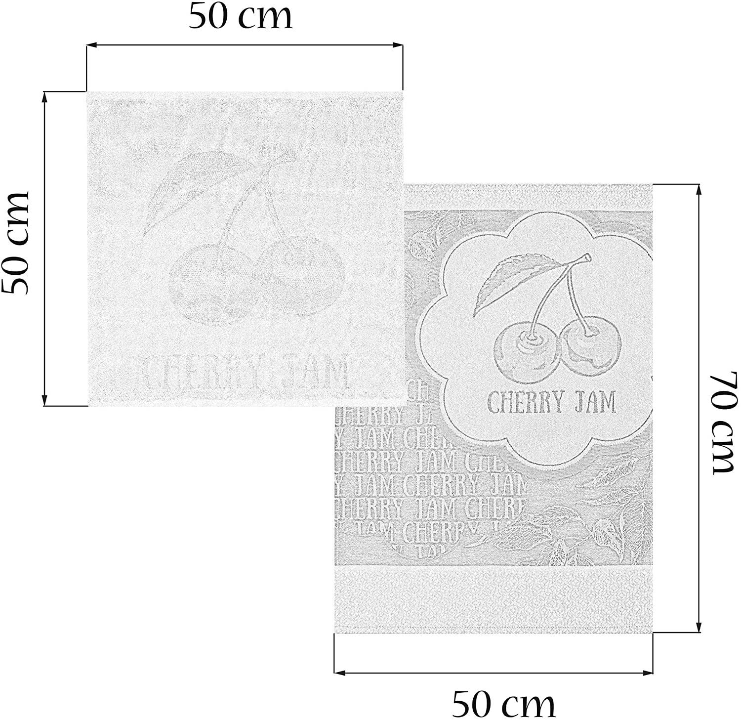 Lashuma Handtuch Set Mango, Frottee (4-St), orangene Abtrockentücher robust 2er 50x70 cm 2er 50x50 cm
