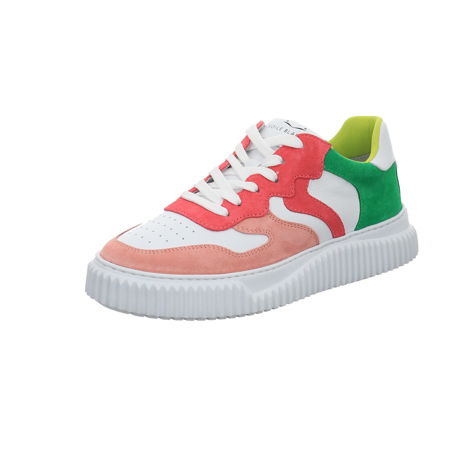 VOILE BLANCHE PINK-FUCHSIA-GREEN Schnürschuh