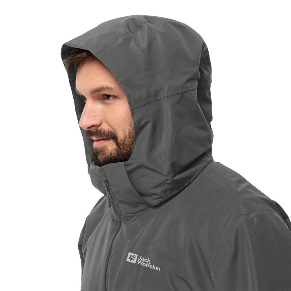 Jack Wolfskin Regenjacke Fernblick 2-Lagen (Wetterschutzjacke, wasserdicht, winddicht)
