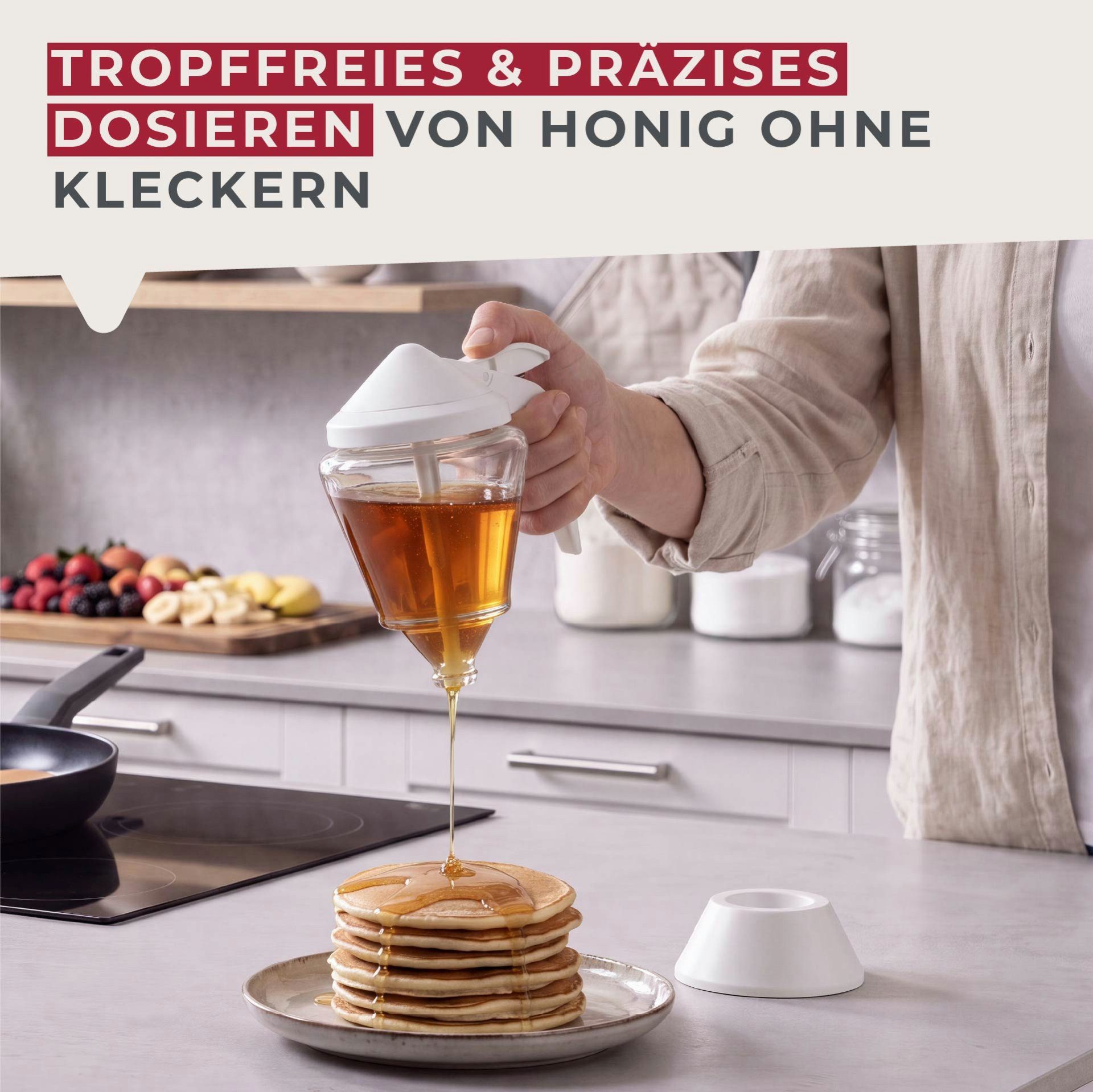 FACKELMANN Honigglas Honigspender