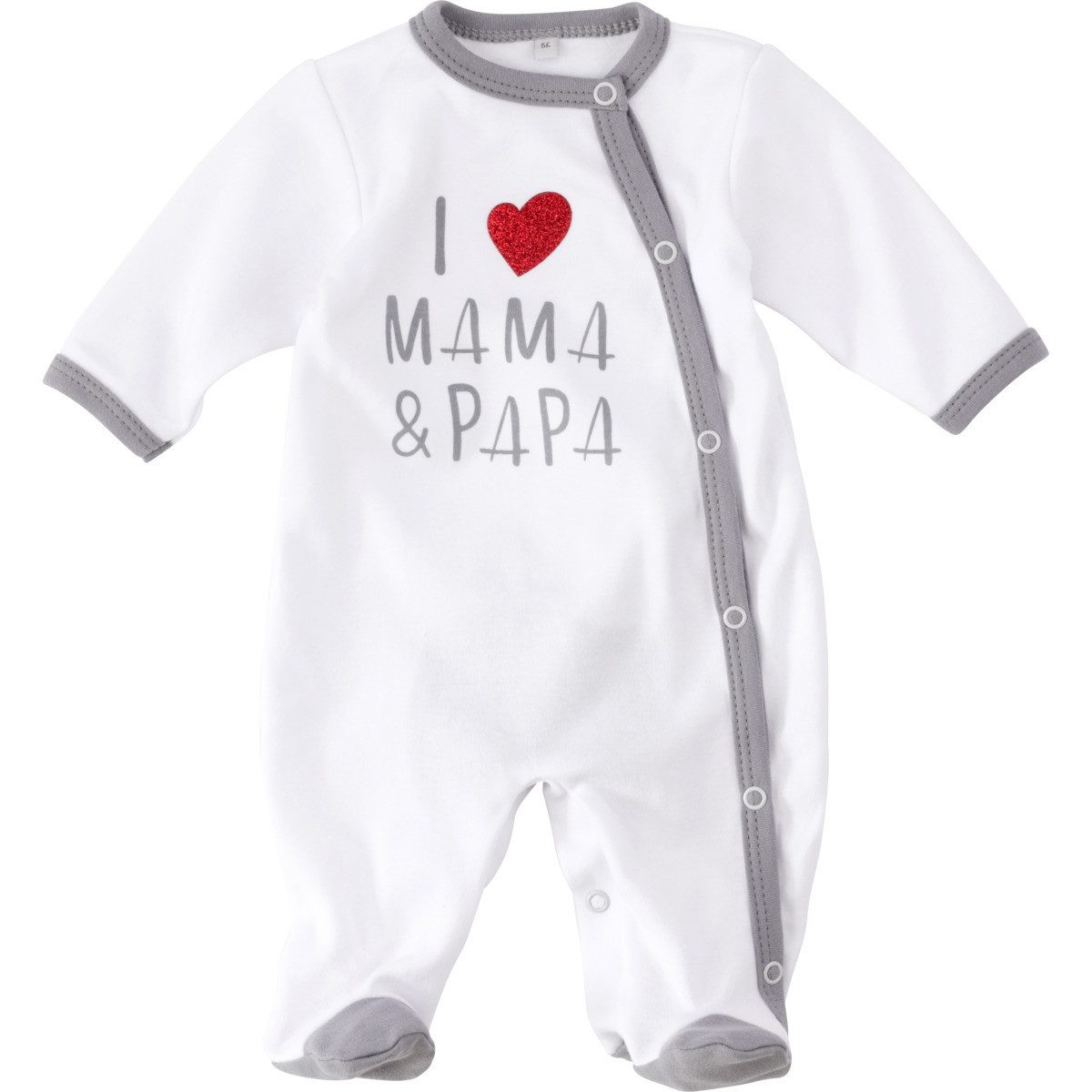 Baby Sweets Erstausstattungspaket I love Mama & Papa Unisex Kinder (Set, 14-tlg., 14) Baby Erstausstattung Paket, Erstausstattungsset Baby, Neugeborene Set