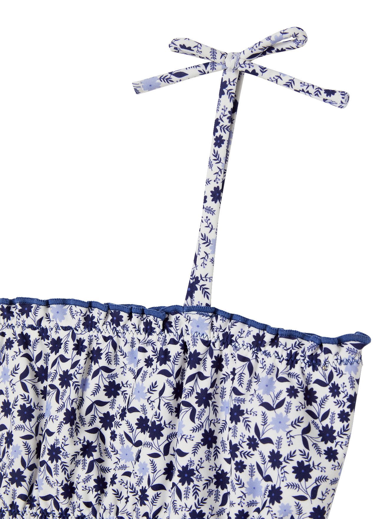 vertbaudet Badeanzug Mädchen Bikini Blumenprint, Volant, Boho-Look