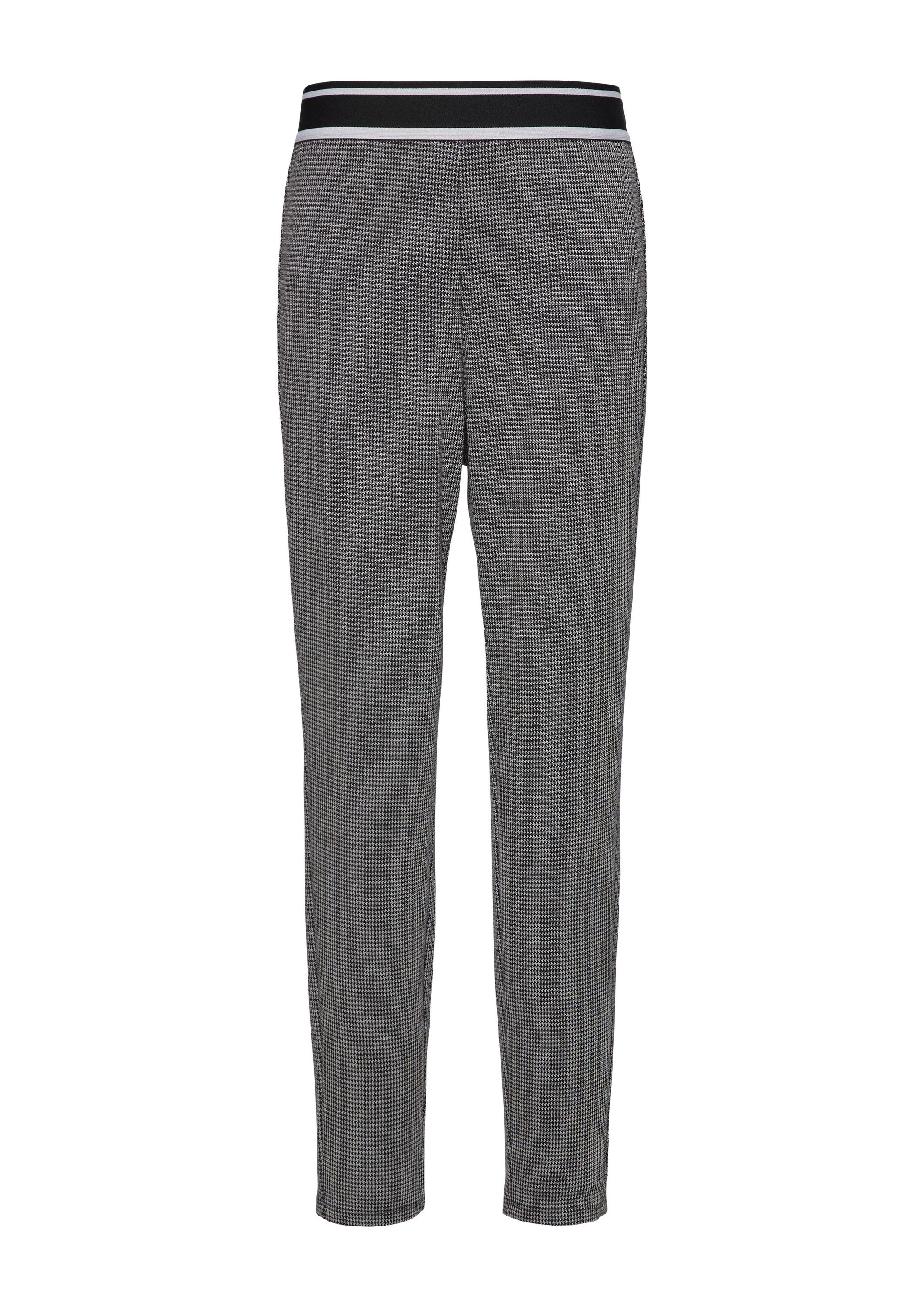 s.Oliver Chinos Hose Komfortable Leggings mit Hahnentrittmuster günstig online kaufen