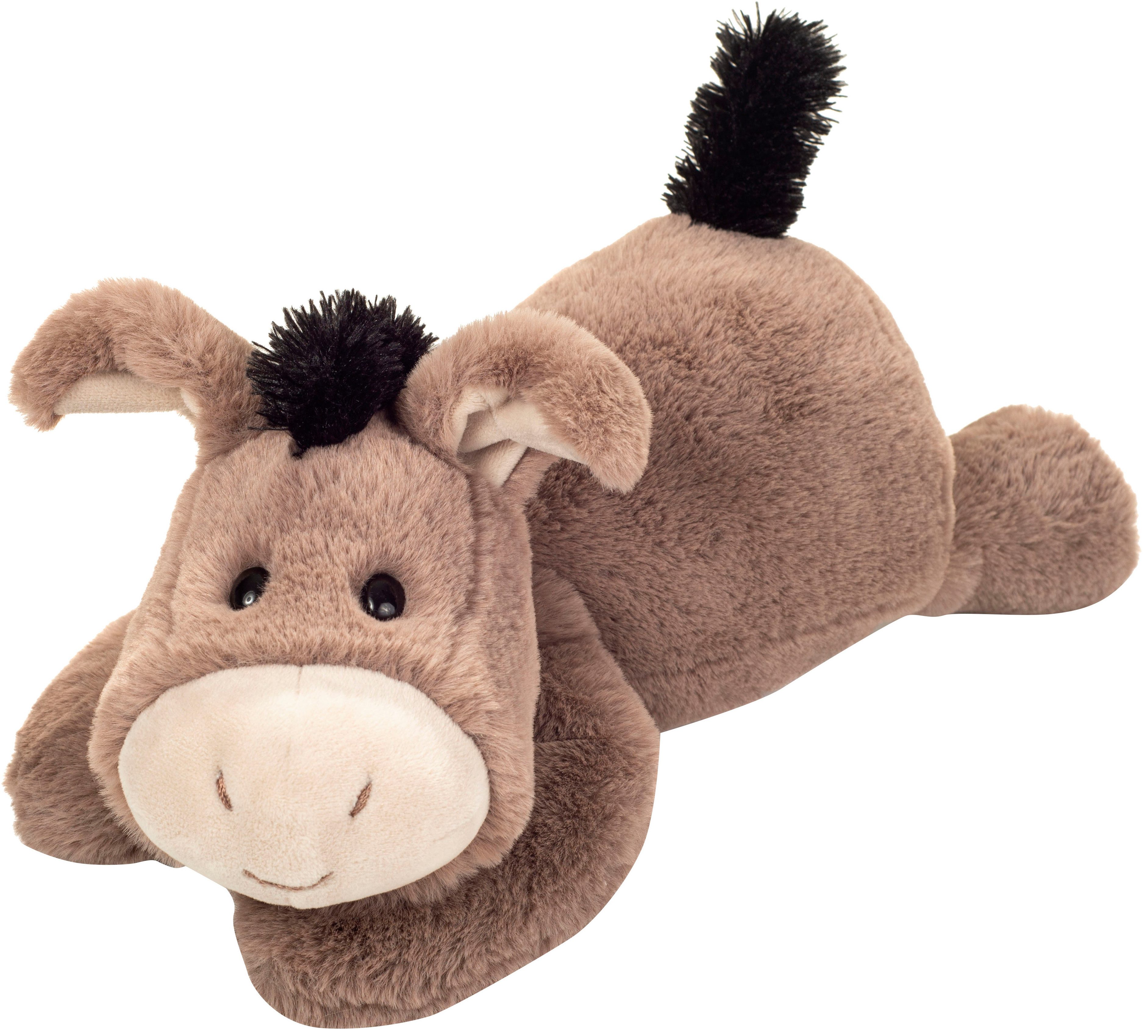 Teddy Hermann® Kuscheltier Esel Eddy, liegend, 38 cm, zum Teil aus recyceltem Material