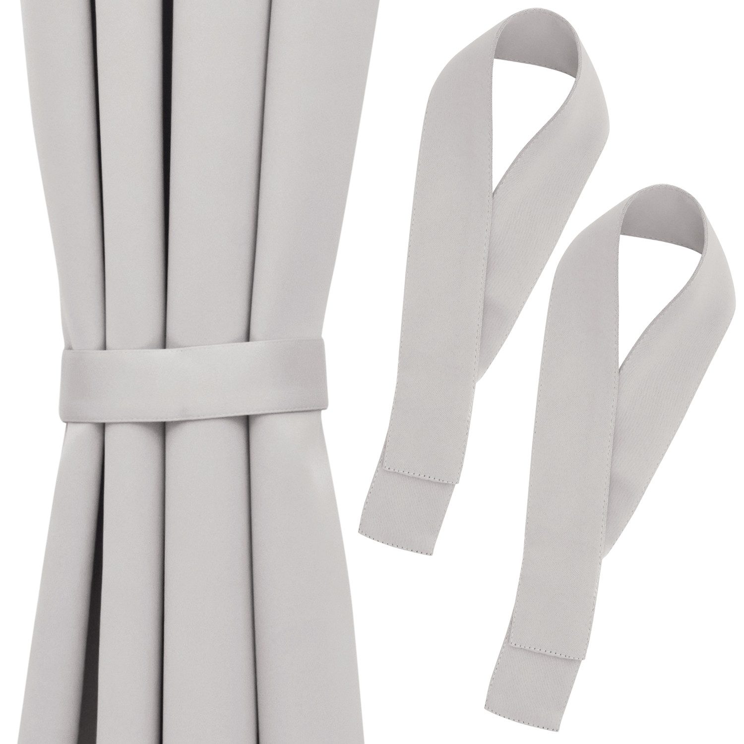 Blumtal Raffhalter Raffhalter für Vorhänge 2er-Set, Raffhalterung in 72x5 c günstig online kaufen