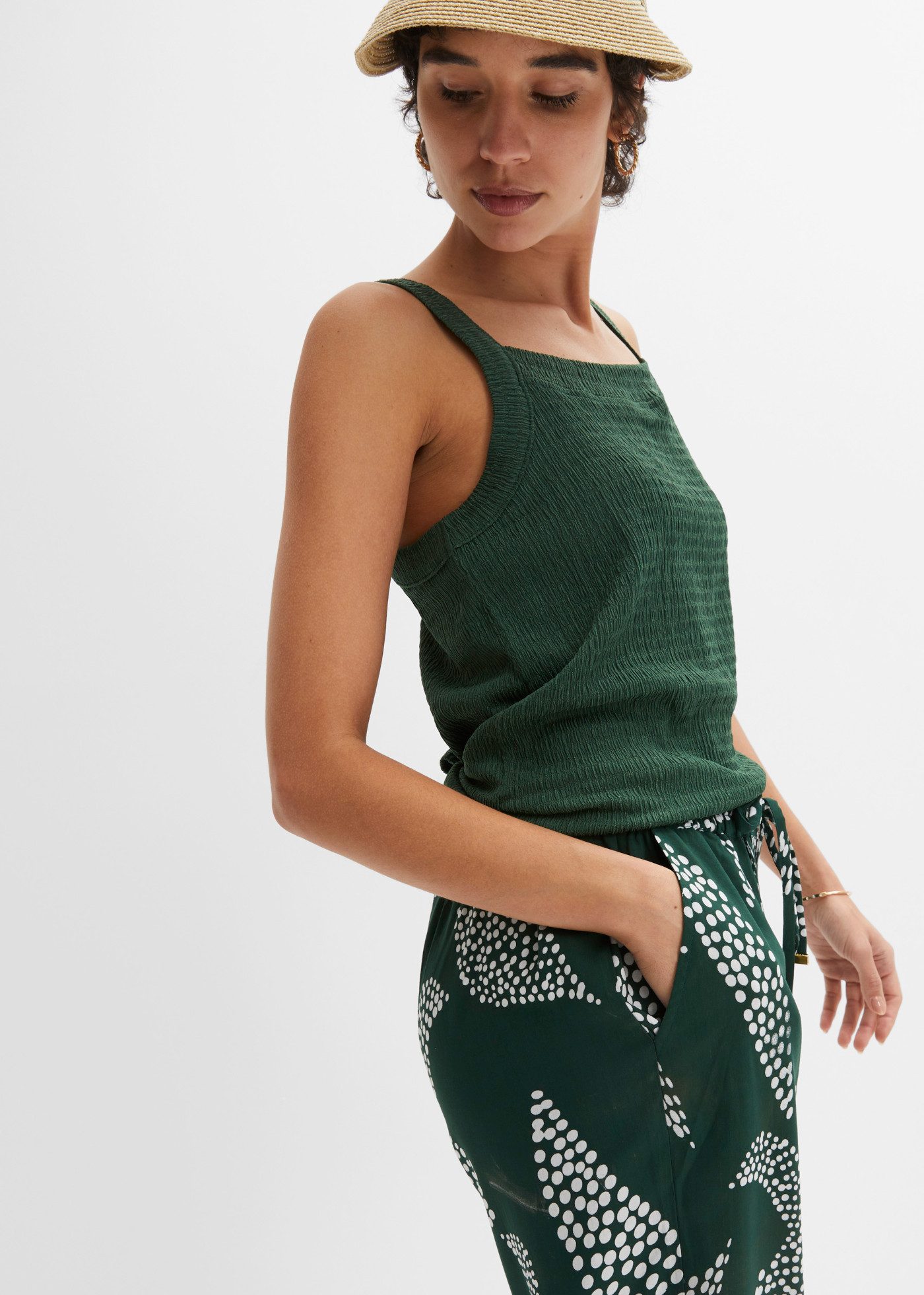 bonprix Marlene-Hose aus Viskose, loose fit, mit Schnürung, in vielen Größen erhältlich