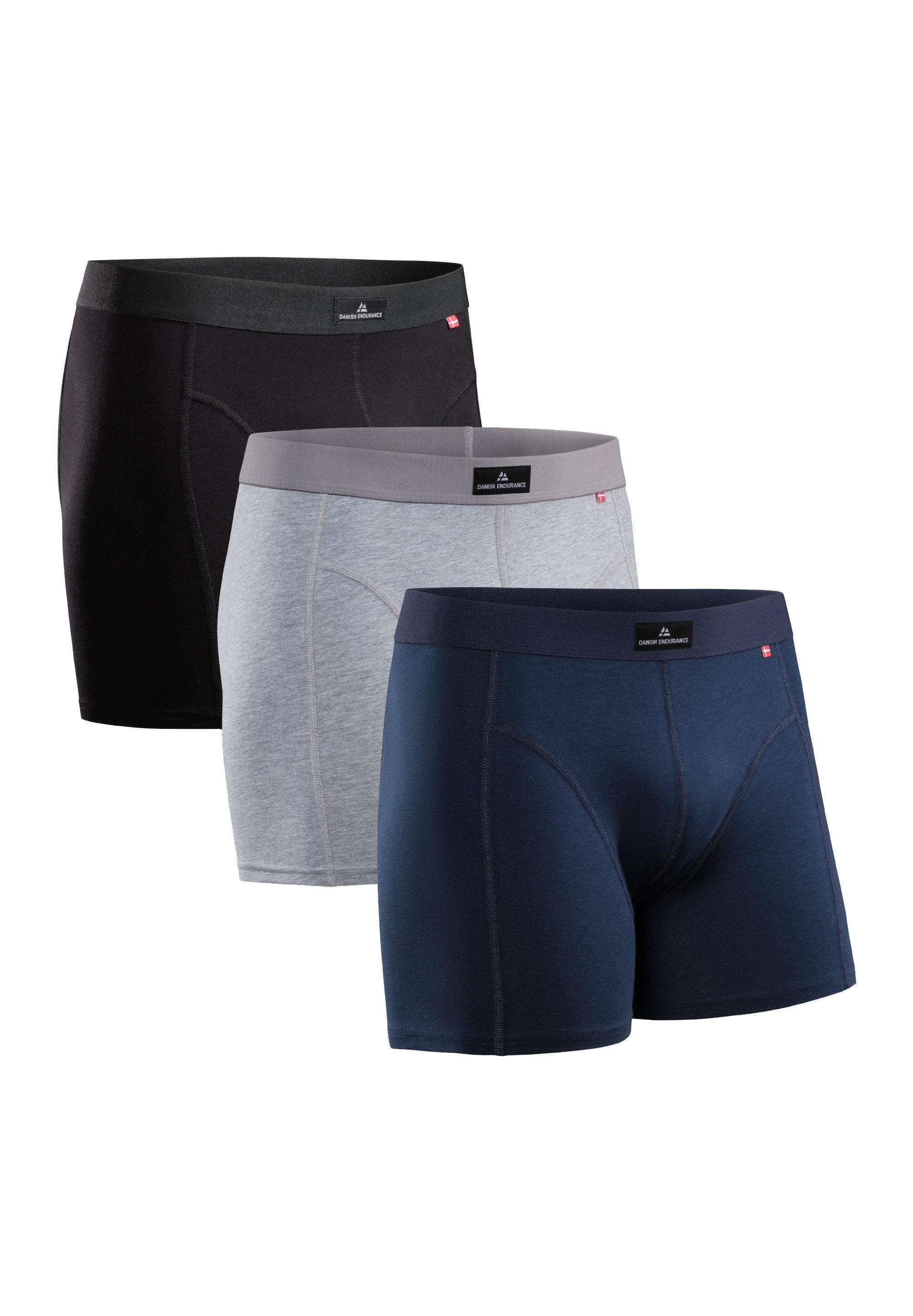DANISH ENDURANCE Boxershorts Classic Trunks (3-St) günstig online kaufen