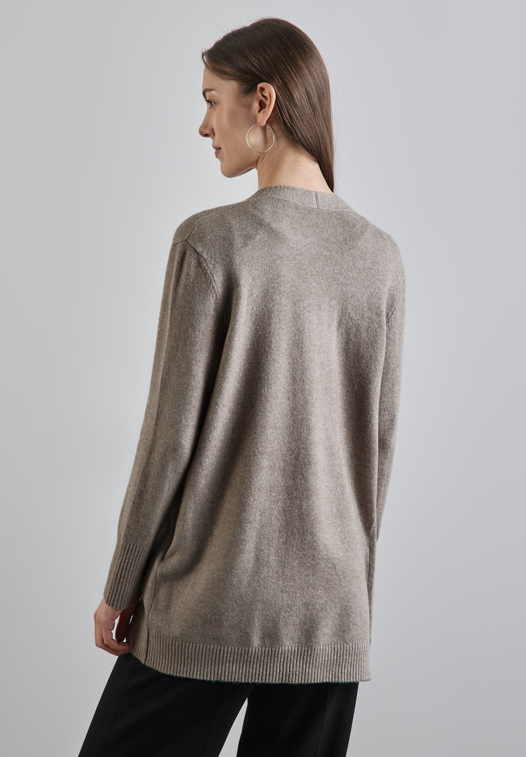 STREET ONE Cardigan aus Baumwolle mit Stretchanteil