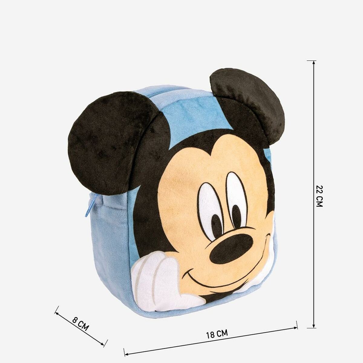 Mickey cm Rucksack Mouse 18 22 Hellblau 8 Disney x Mickey Mouse x Kinder-Rucksack