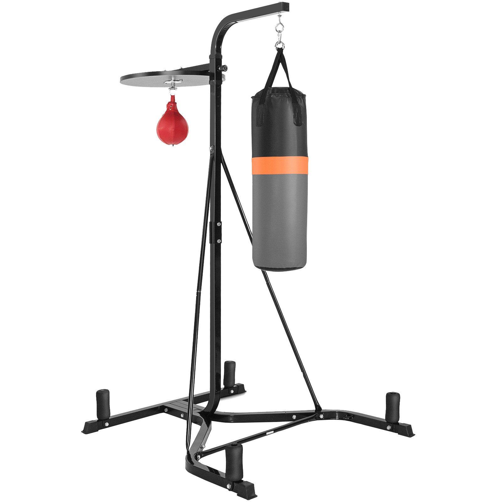 COSTWAY Boxsackhalterung, (Boxsackständer mit Boxsack & verstellbarem Speedball)