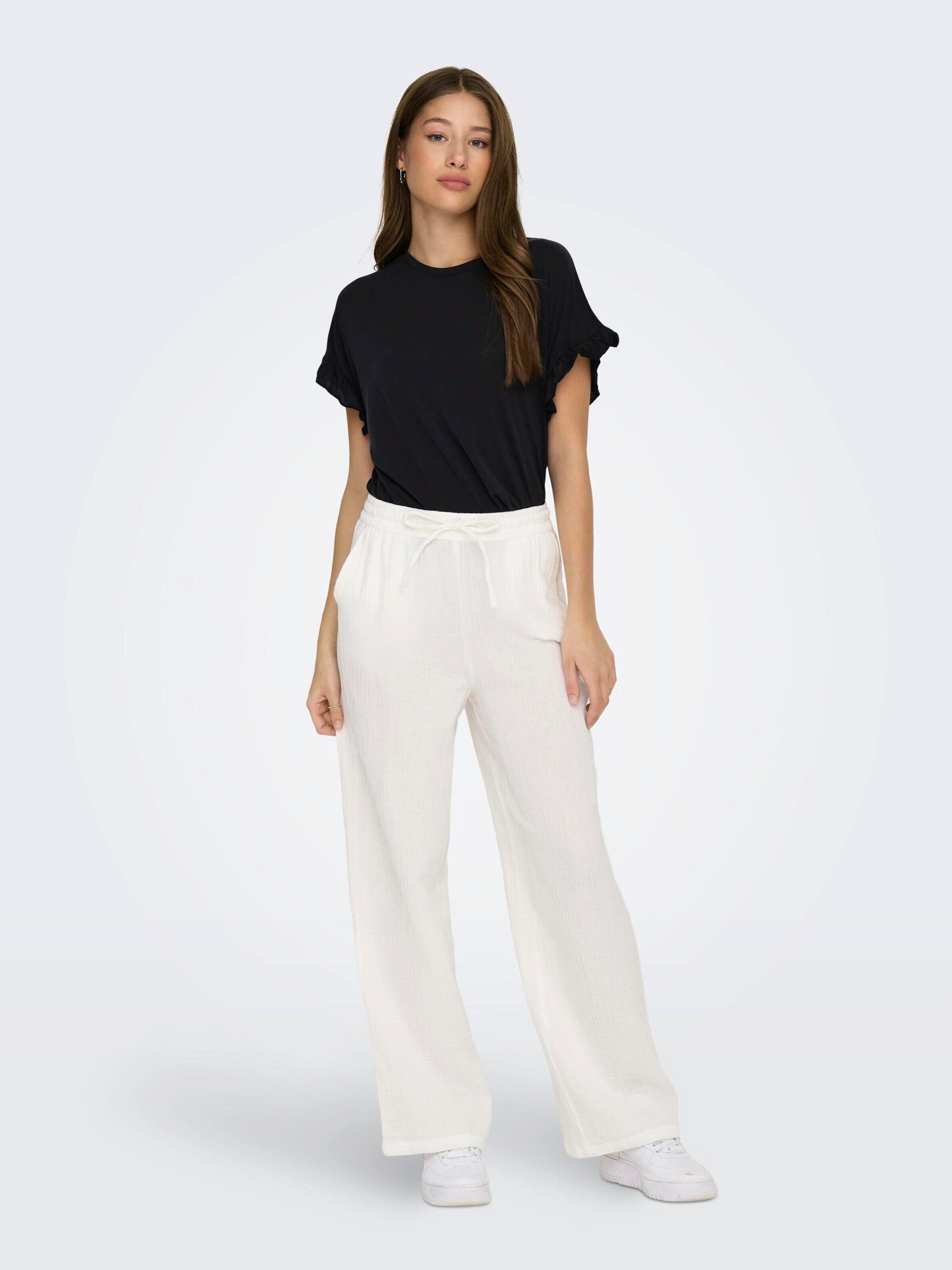 ONLY Stoffhose THYRA (1-tlg) Drapiert/gerafft
