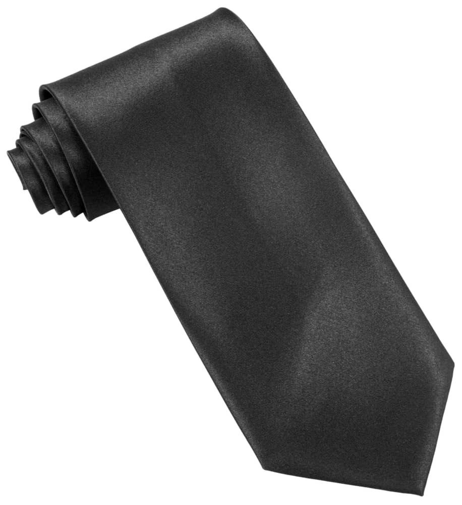 Widmann S.r.l. Kostüm Krawatte schwarz aus Satin