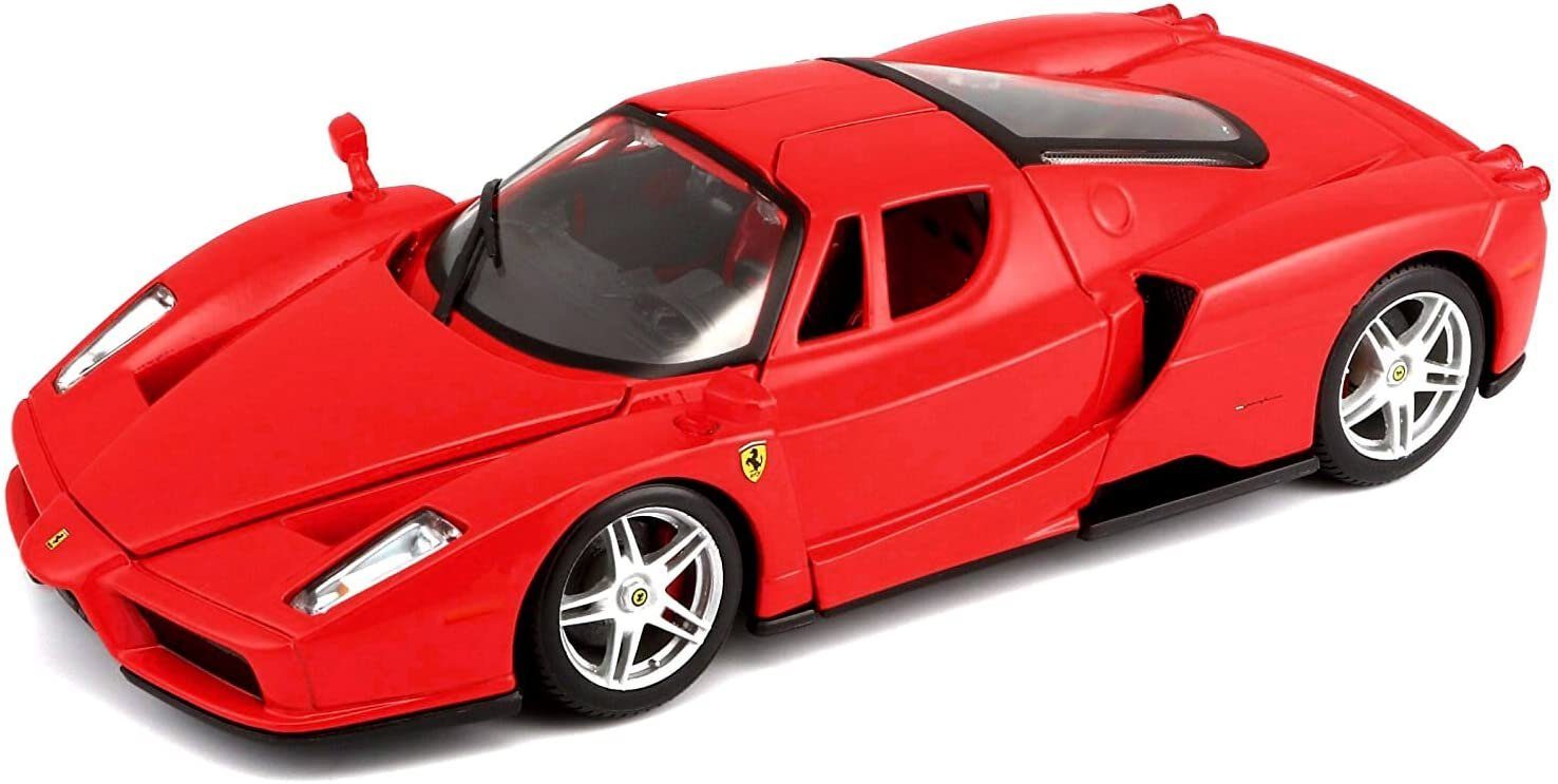 Bburago Modellauto Ferrari R&P Enzo (rot), Maßstab 1:24, detailliertes Modell