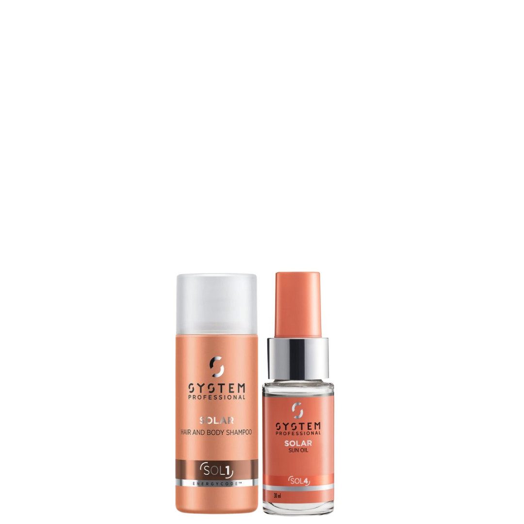 System Professional Haarpflege-Set Lipid Code Solar Reiseduo, 2-tlg.