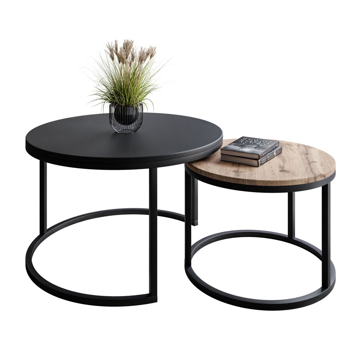 Lookway Couchtisch CIRI MIX 2in1 Runder günstig online kaufen