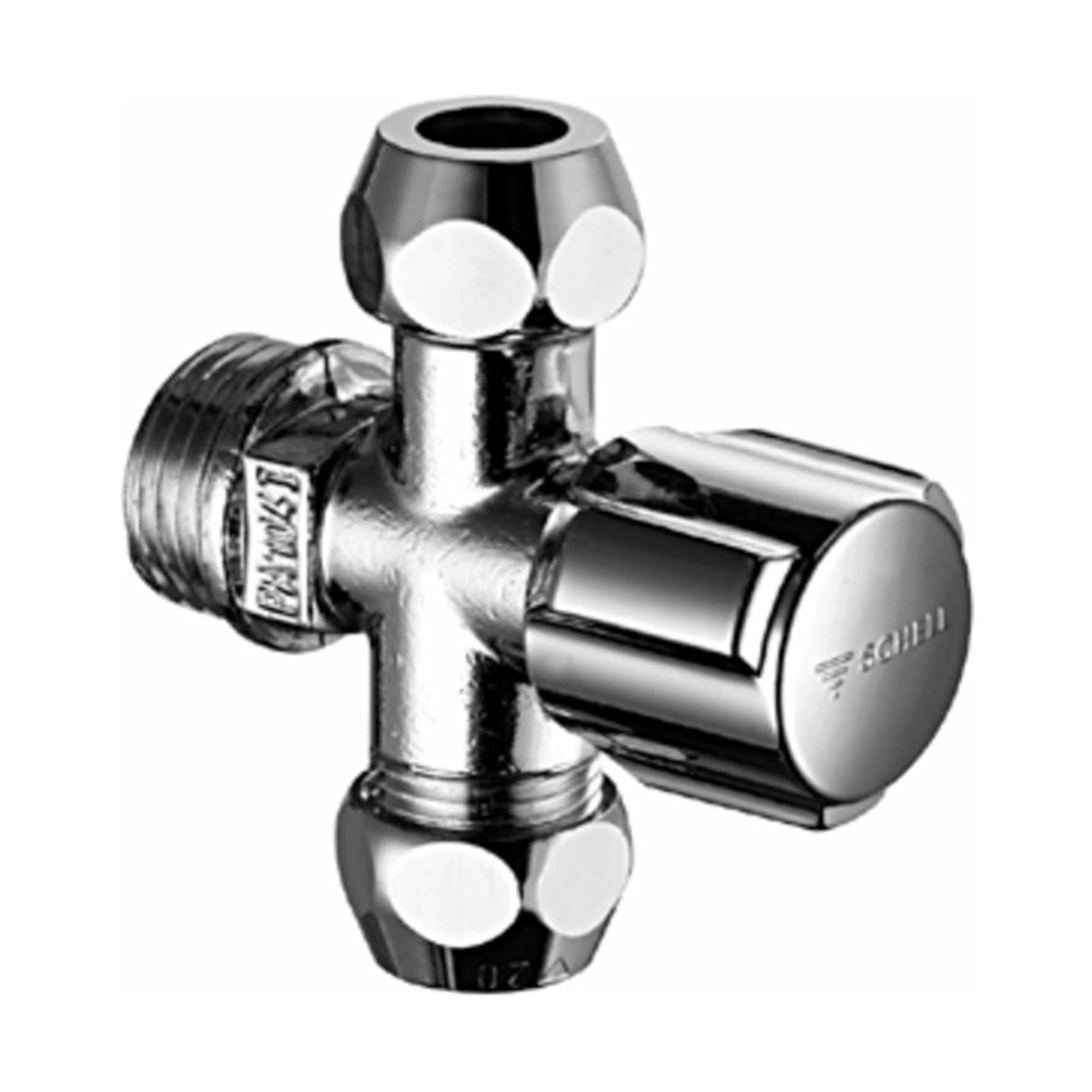 Schell Eckventil Doppel Eckventil COMFORT DN 15 - 1/2 mit zwei Abgängen - 049910699