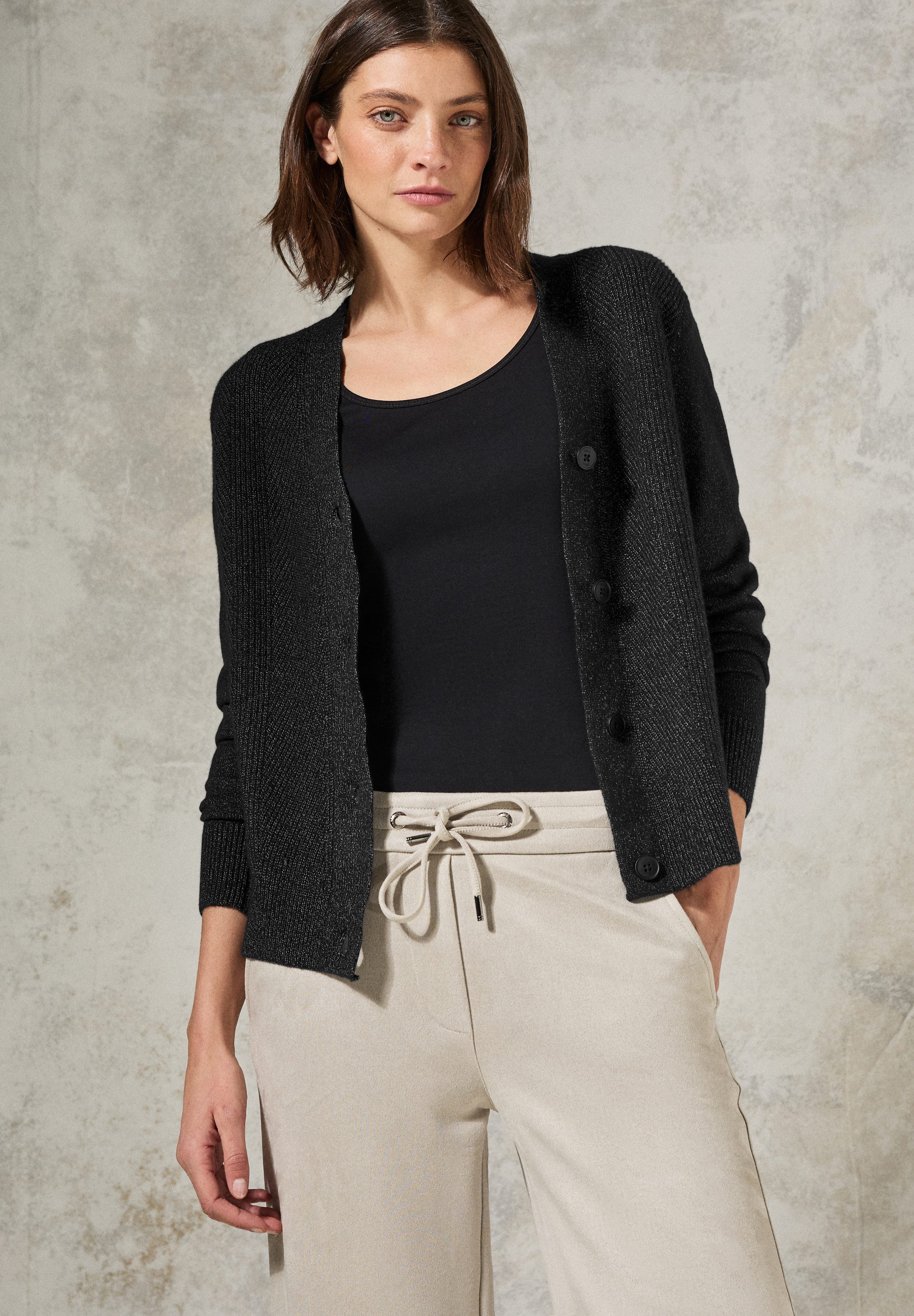 CECIL Cardigan mit V-Ausschnitt