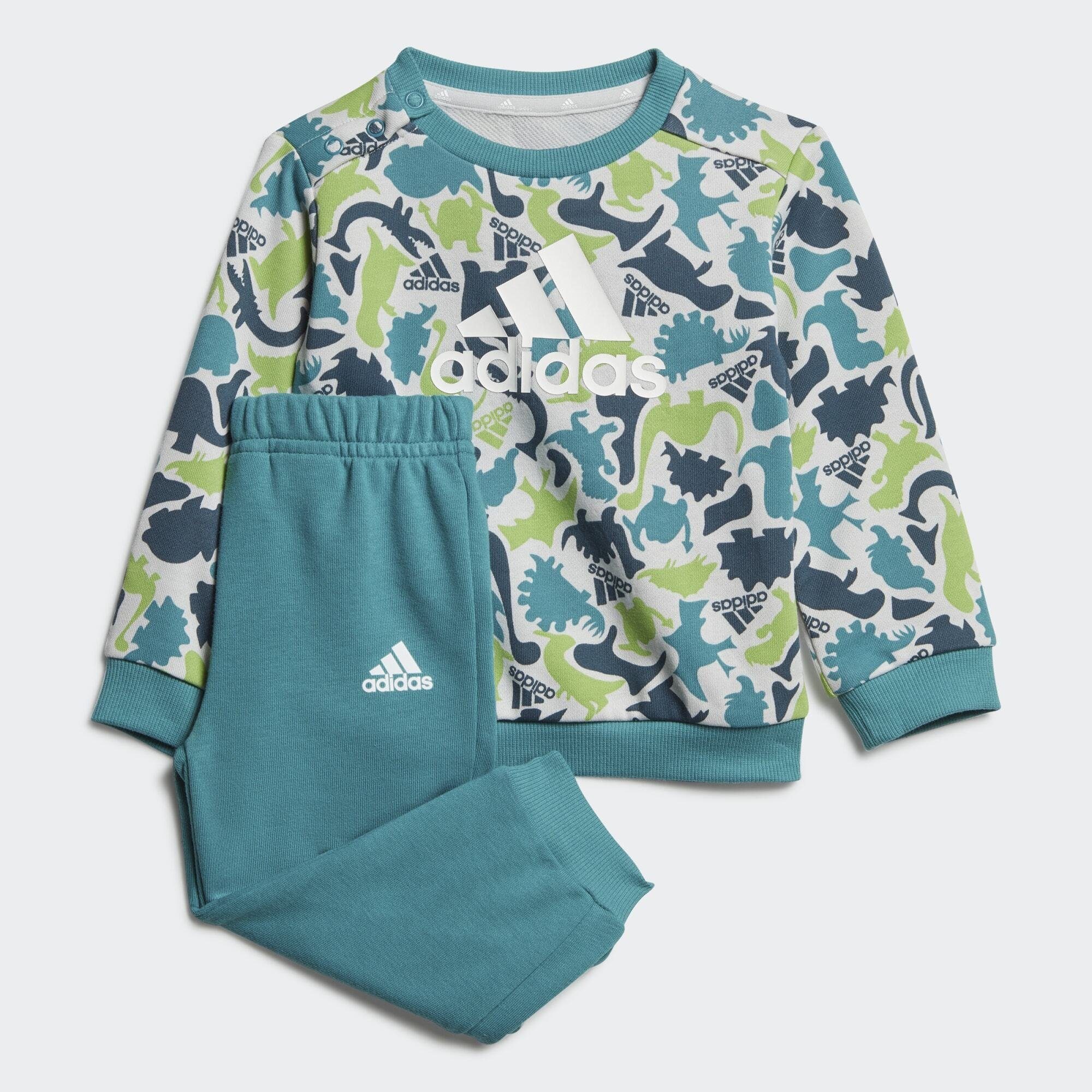 / Grey Arctic Night Arctic Sportswear Fusion Semi PRINT JOGGINGANZUG ESSENTIALS Lime Lucid / Trainingsanzug / adidas ALLOVER KIDS One