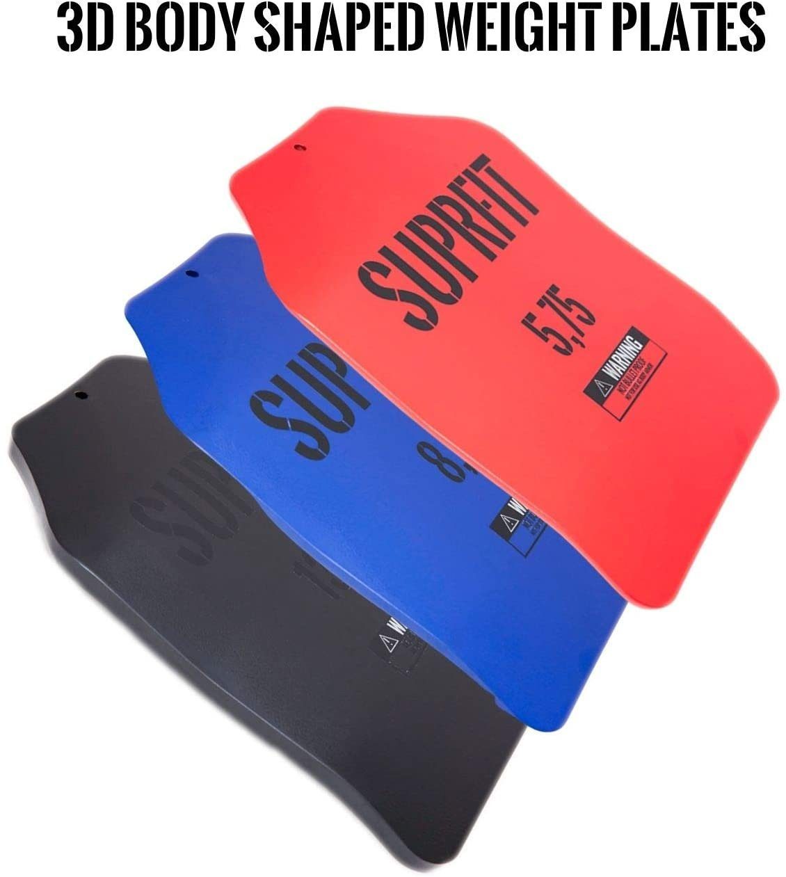 SF SUPRFIT Gewichtsweste Sigurd 3D Gewichtsscheiben Plates, (2-tlg)