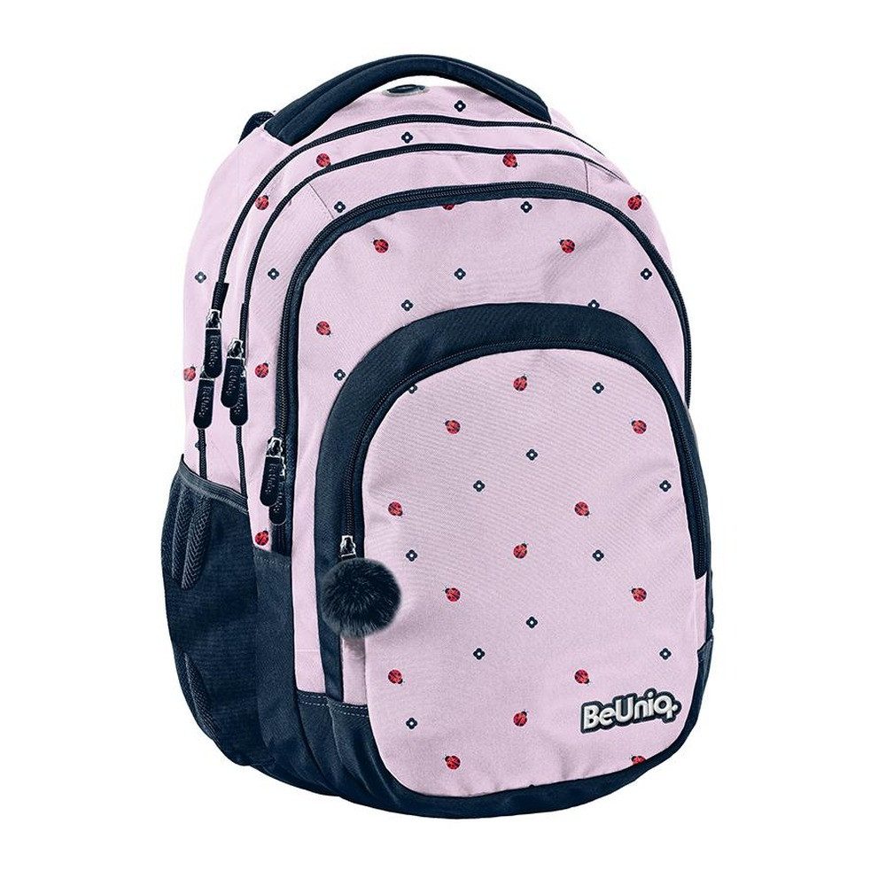 PASO Schulrucksack (Schulset, 3-tlg), Marienkäfer Schulset 3-teilig – Rosa