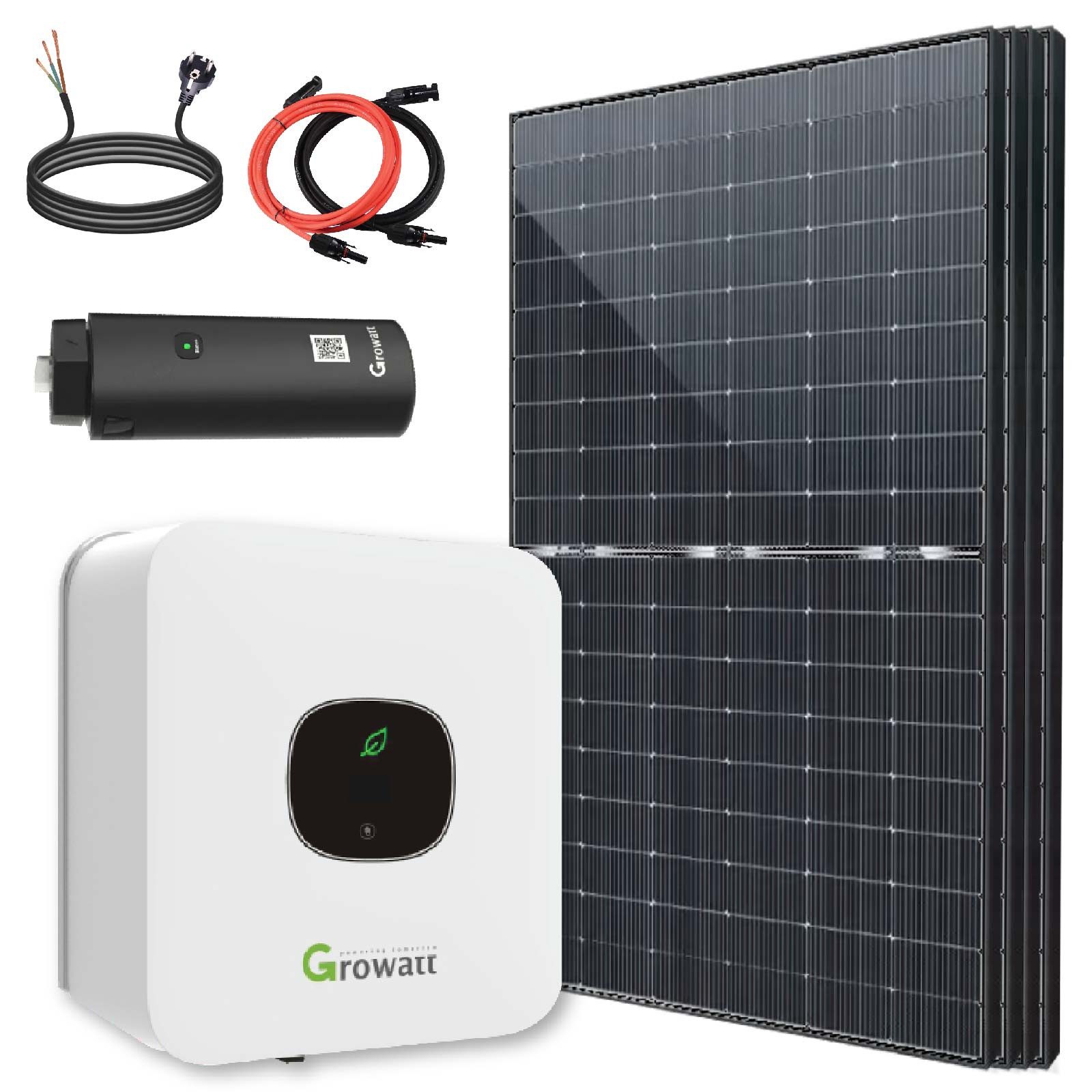 Stegpearl Solaranlage 2000W komplett Steckdose Bifazial Solaranlage