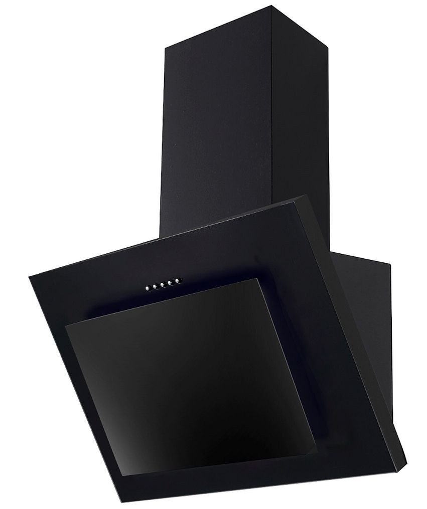 PKM Wandhaube 60 cm schwarz LED-Beleuchtung Rückschlagklappe S28-60 BBPY 60 cm schwarz LED-Beleuchtung Rückschlagklappe S28-60 BBPY