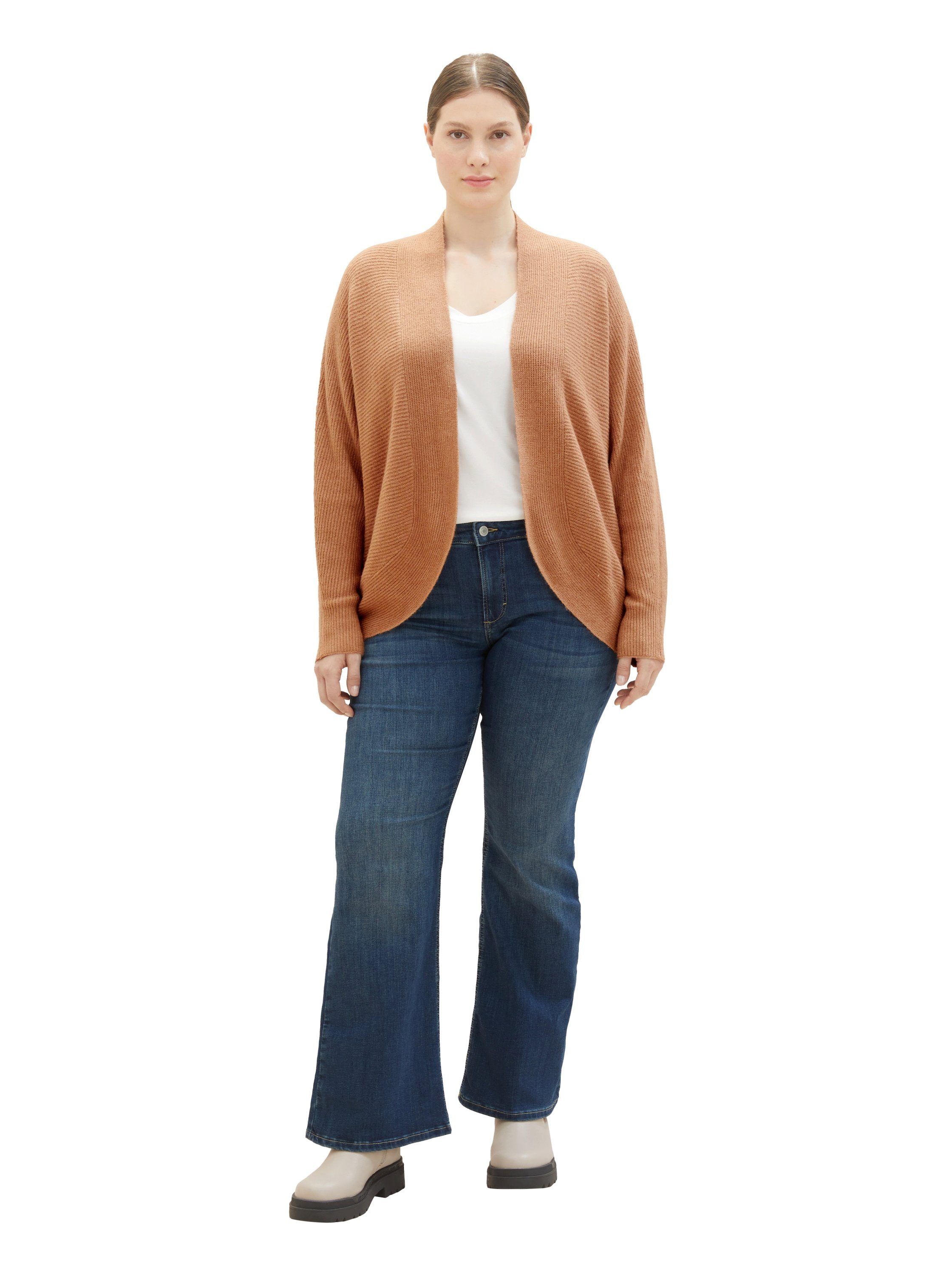 Five-Pocket-Style mit TAILOR Cardigan TOM PLUS